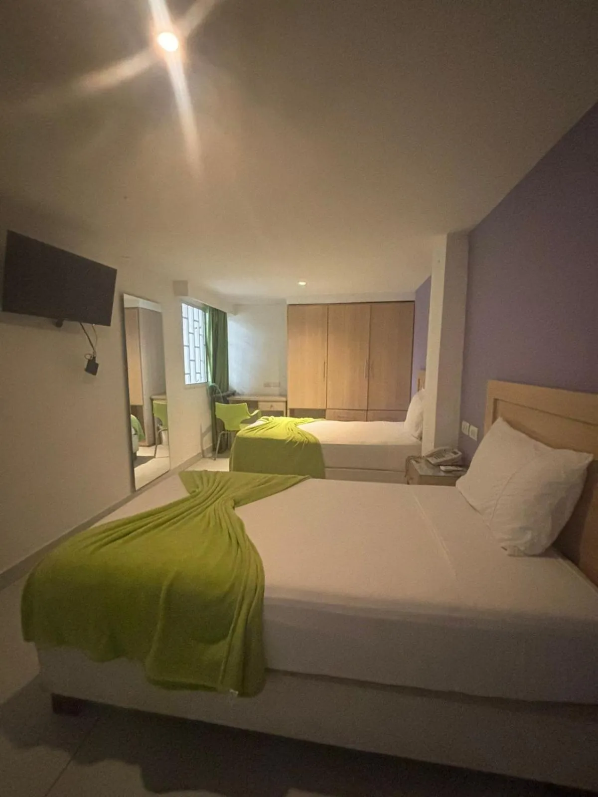 Bed in Hotel Isla Capri