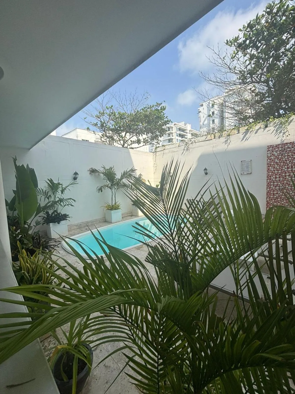 Pool view in Hotel Isla Capri