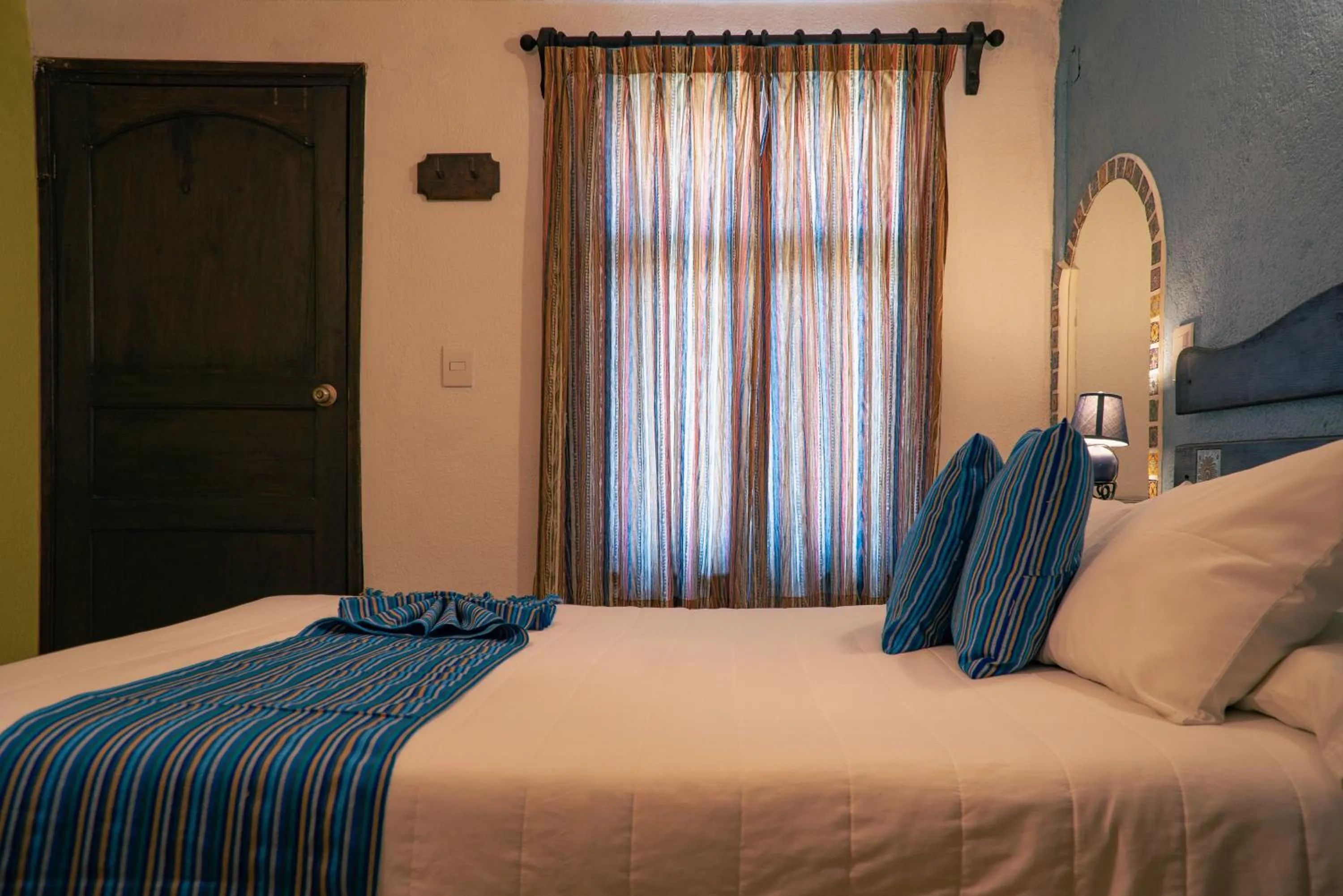 Bed in Hotel Tepeyac