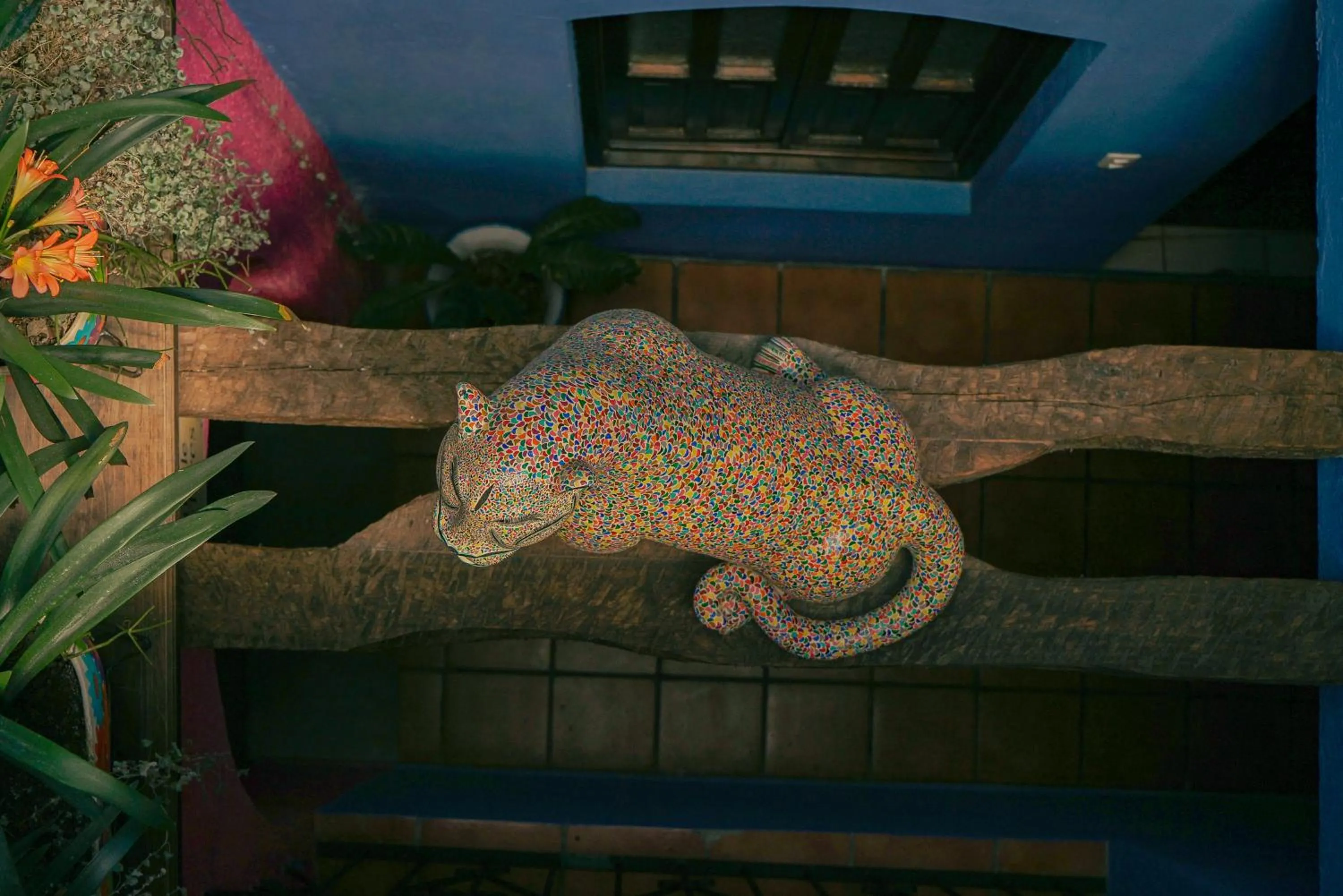 Decorative detail in Hotel Tepeyac