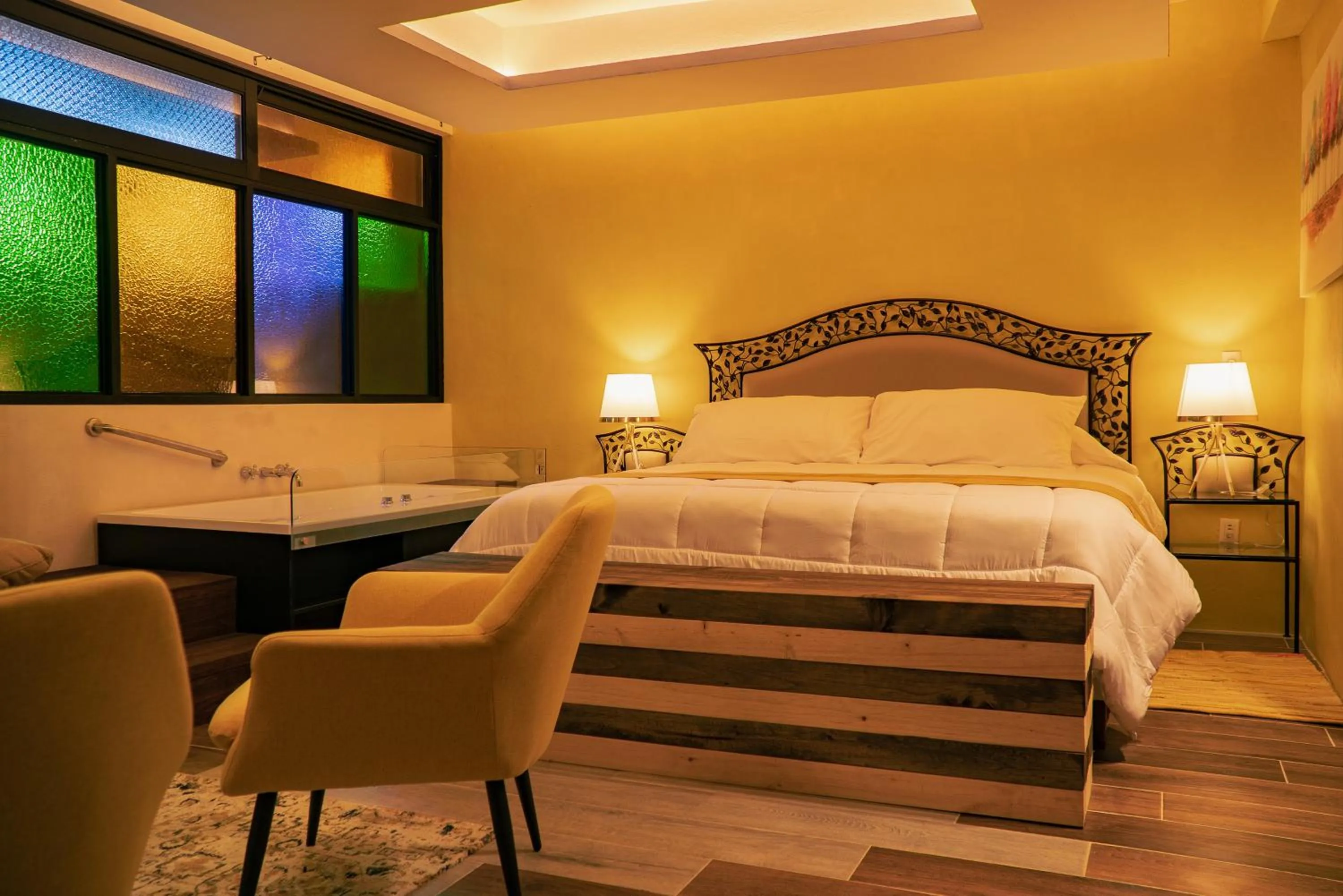 Bedroom, Bed in Hotel Tepeyac