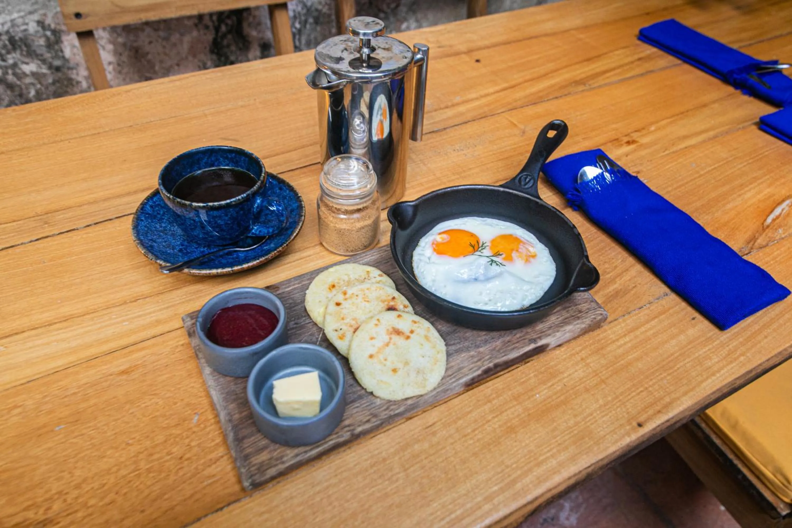 Continental breakfast in Casa Be Getsemaní