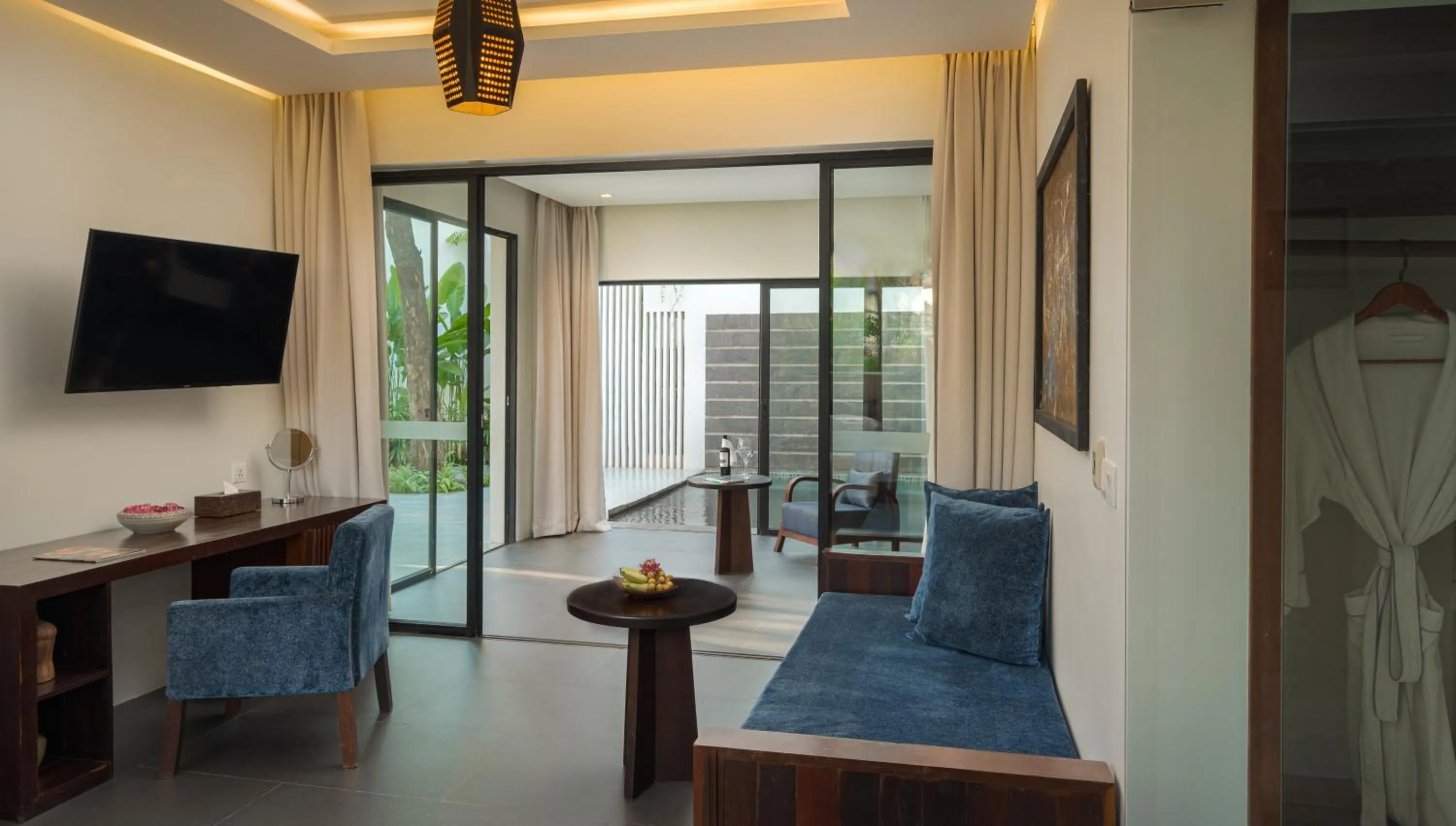 Seating area in Metta Residence & Spa