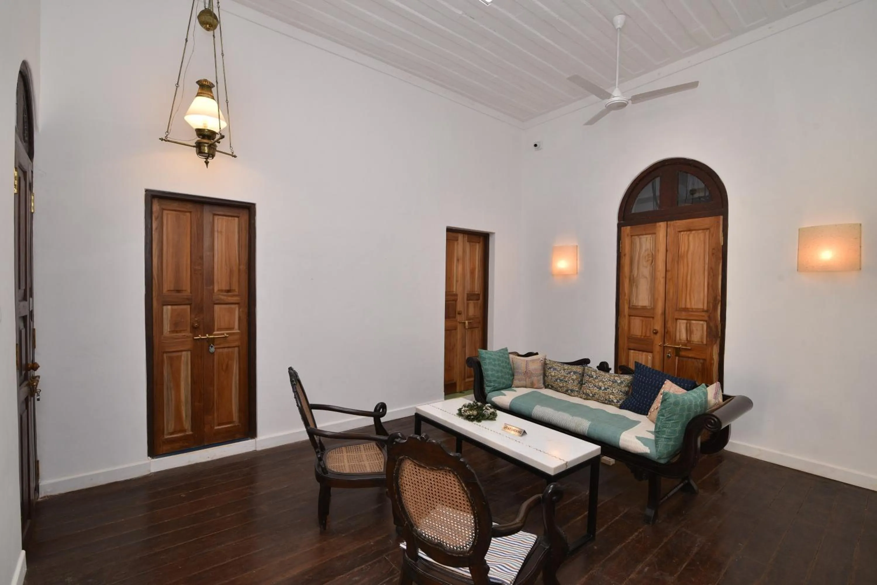 Seating area in Mateus Boutique Hotel