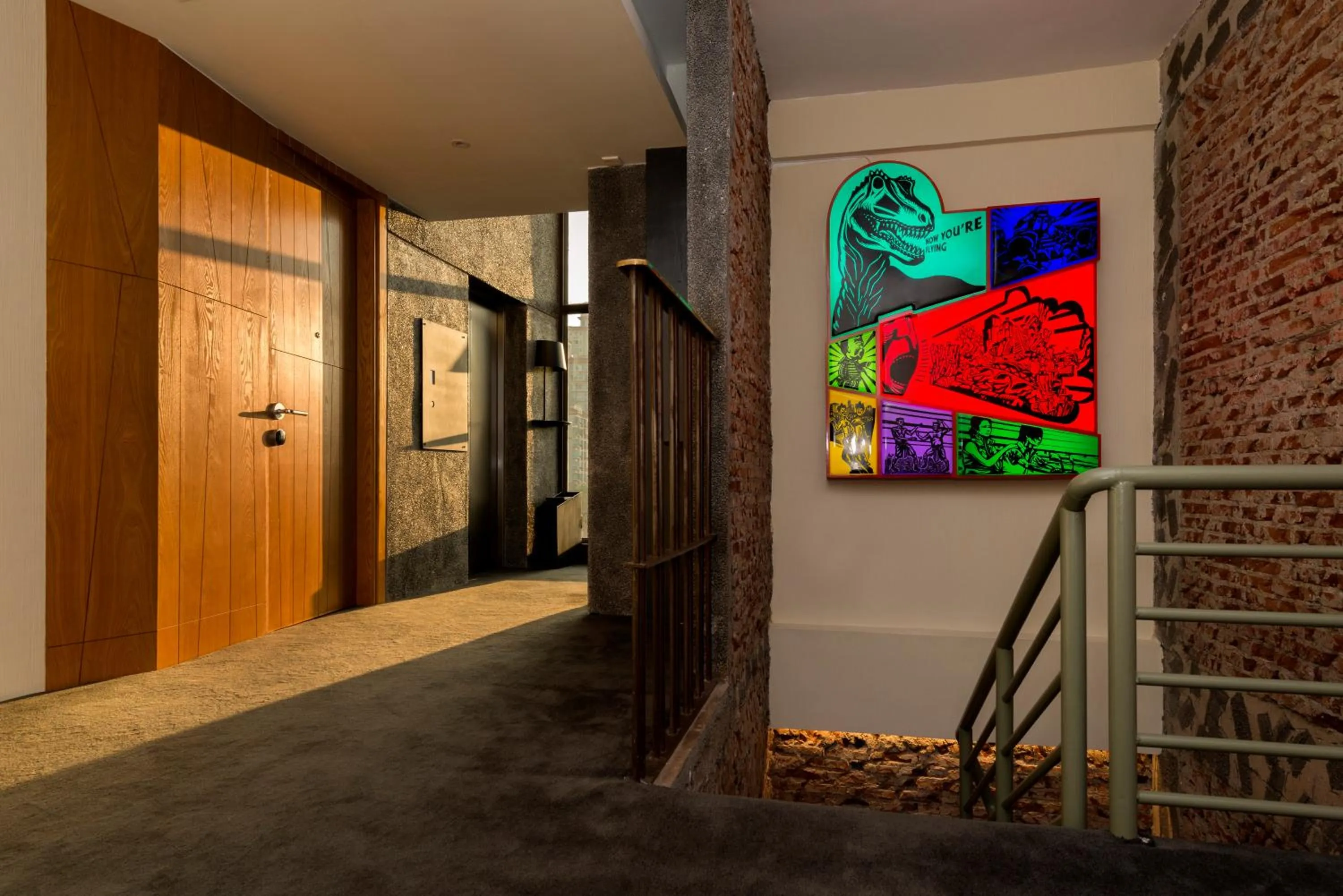 Decorative detail in Zhuhai Bei Shan Ju Art Hotel