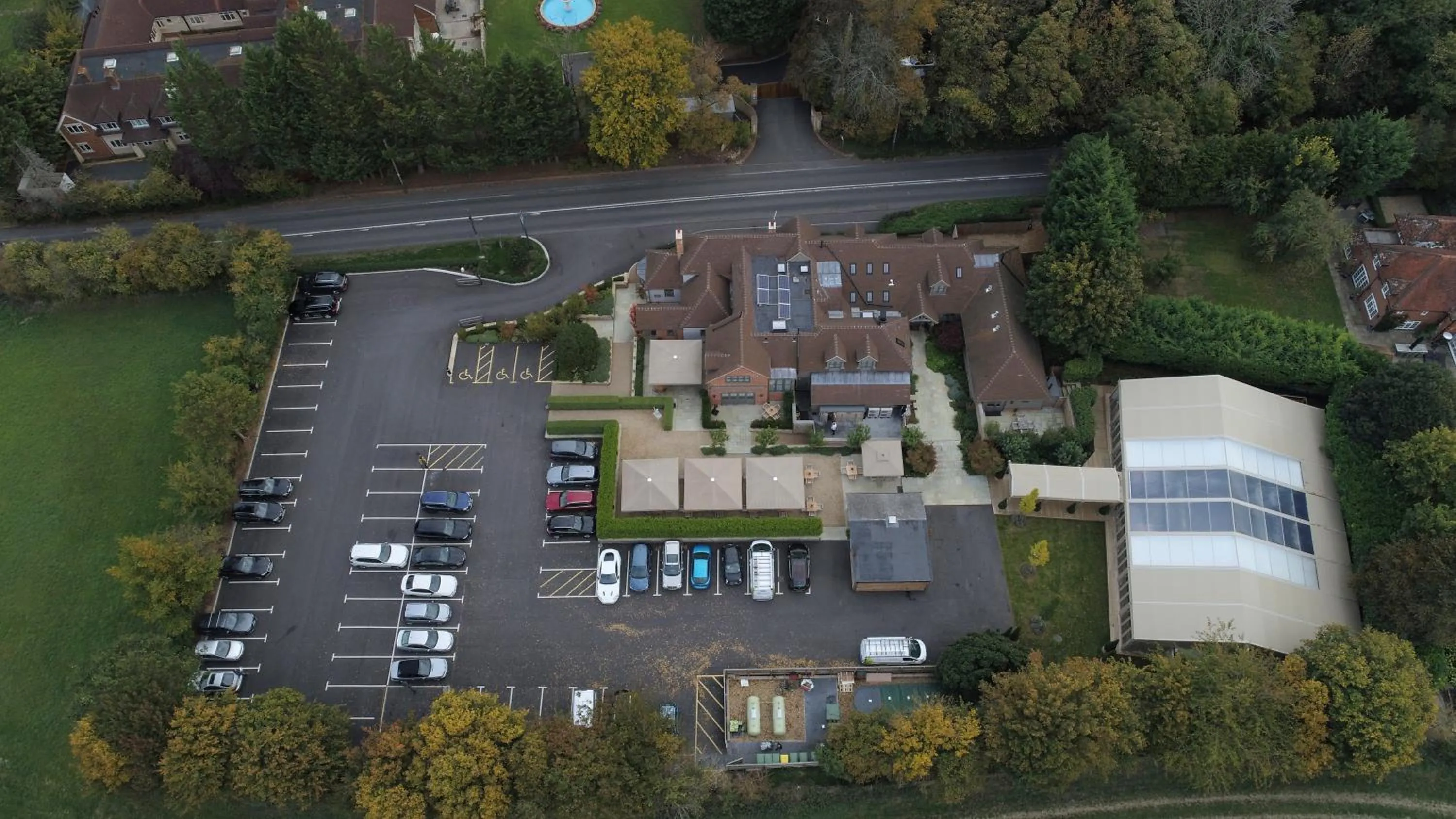 Bird's eye view in Hurley House Hotel
