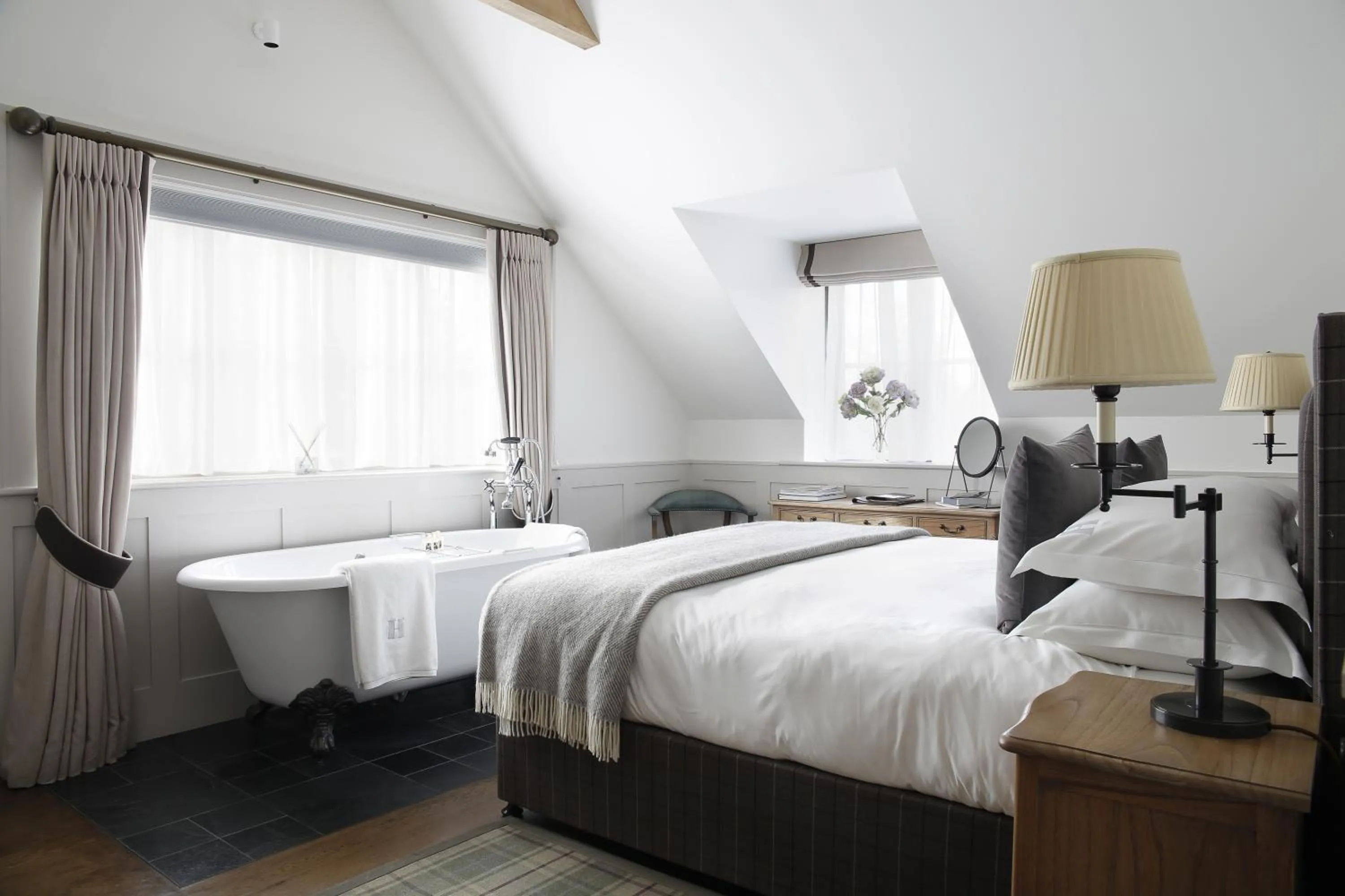 Bed in Hurley House Hotel