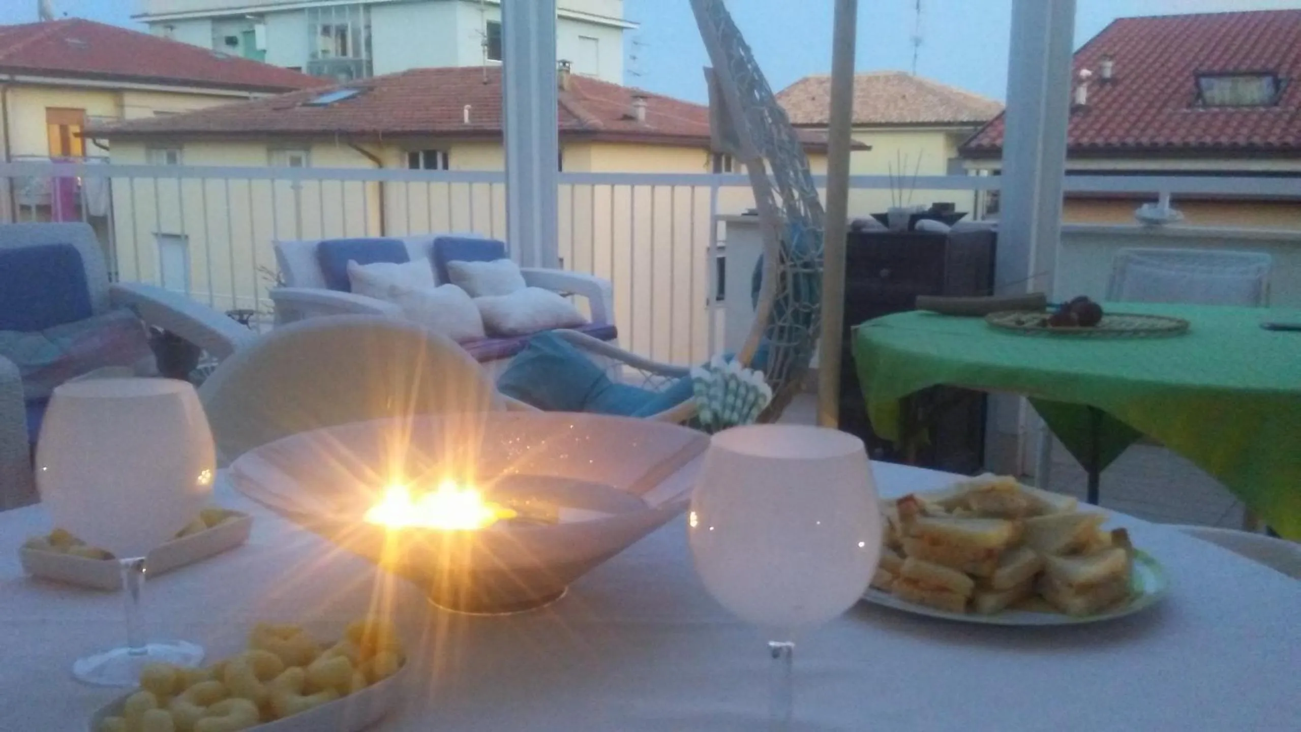 Balcony/Terrace in L'ATTICO Bed & Breakfast