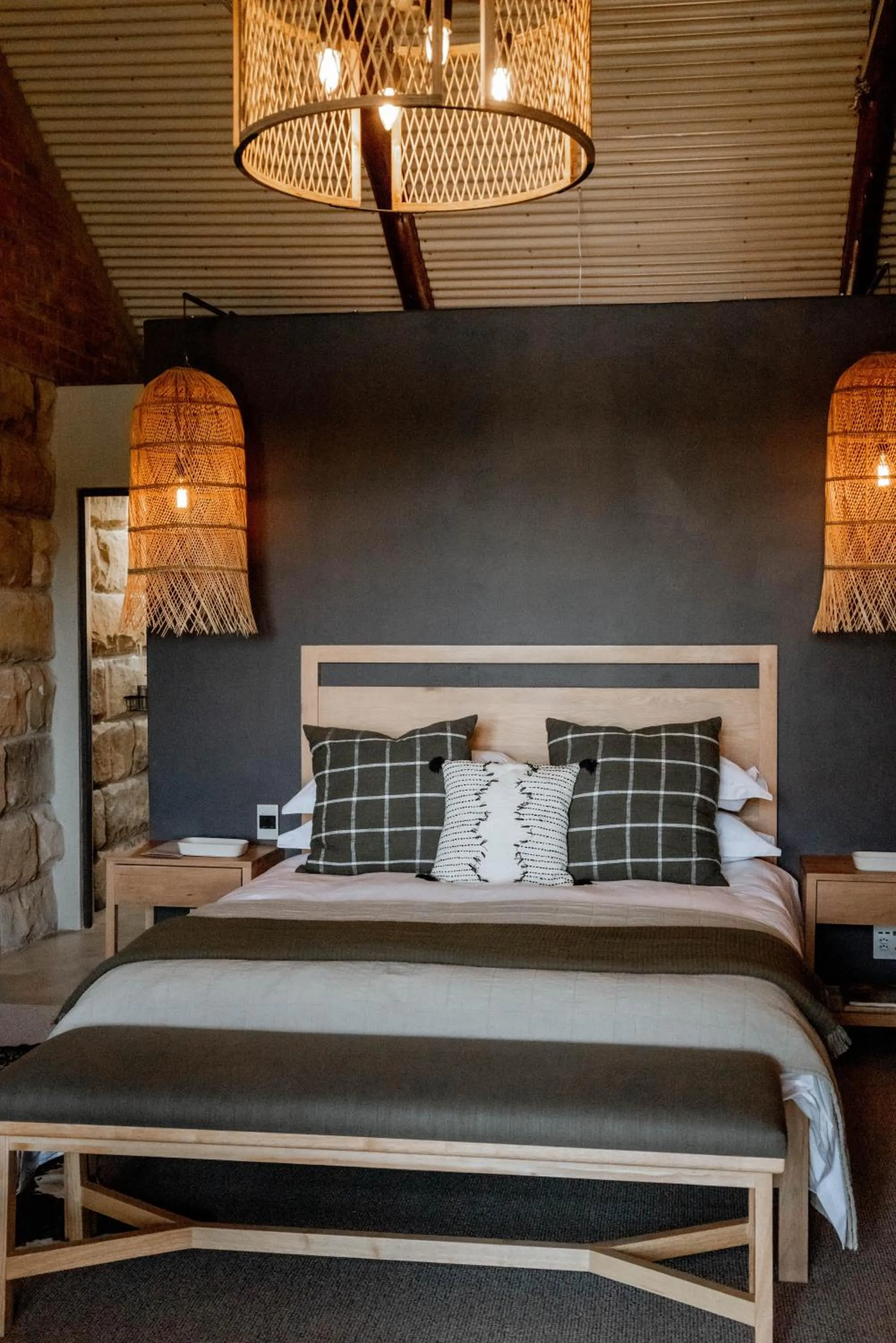 Bed in Andes Clarens Guesthouse