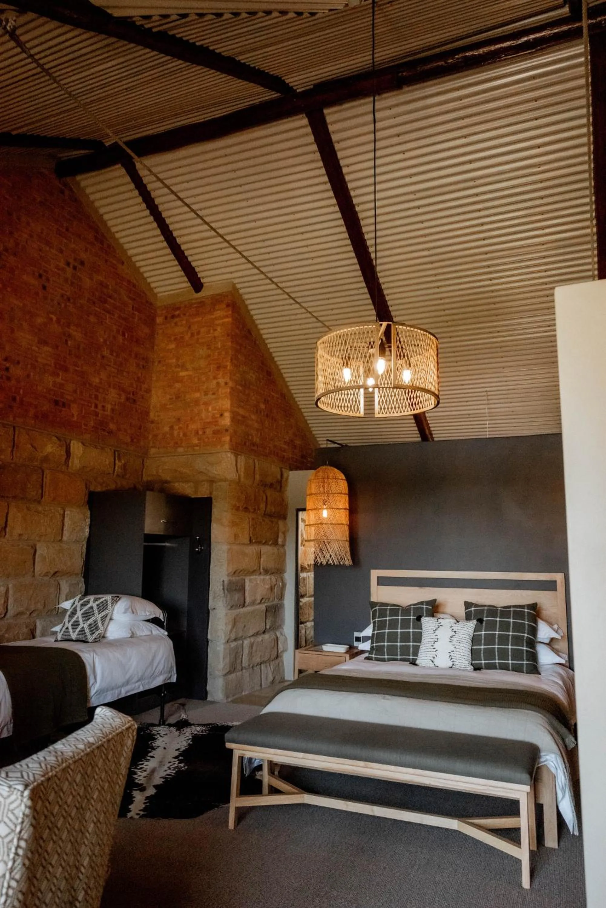 Bed in Andes Clarens Guesthouse