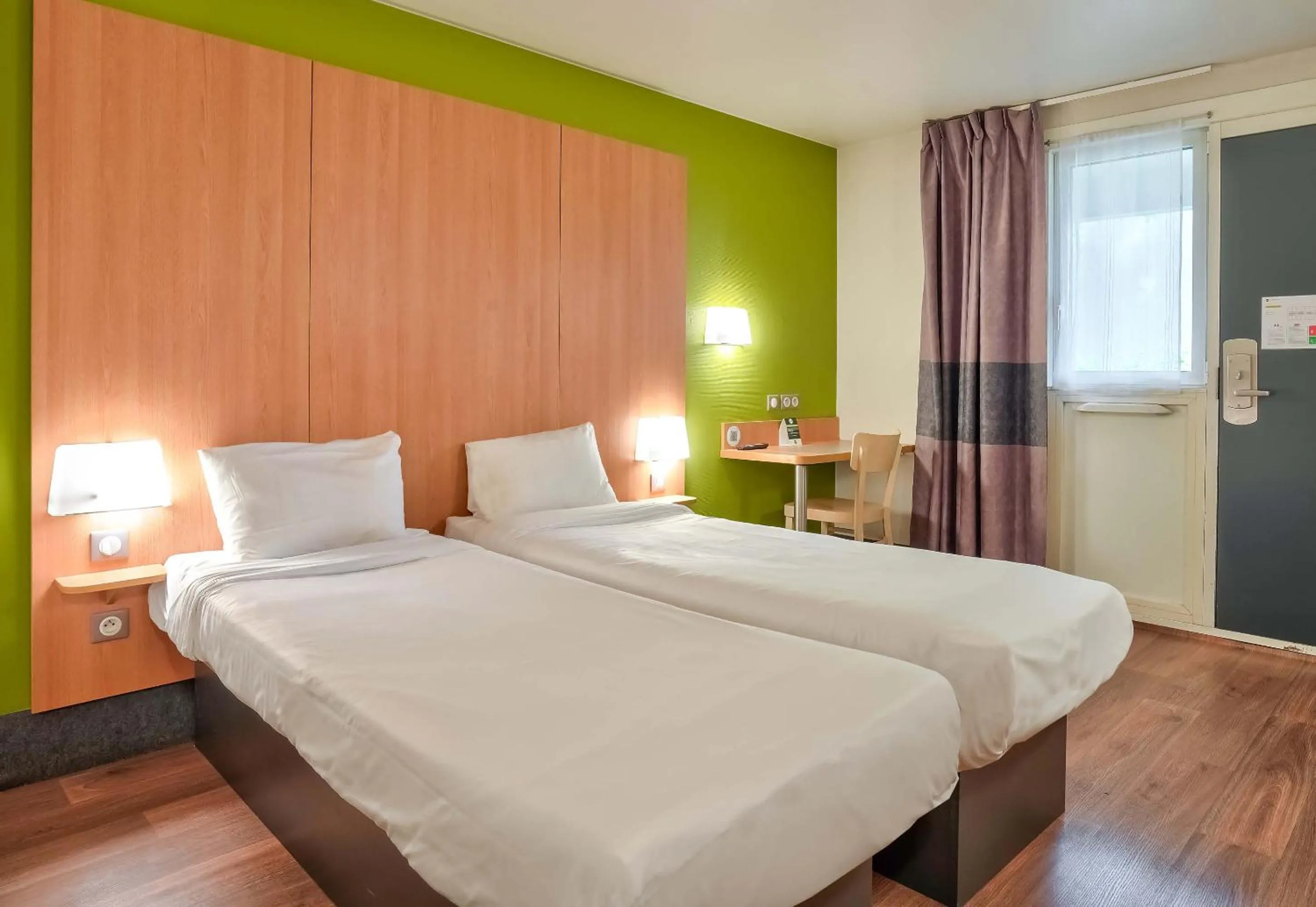 Bedroom, Bed in B&B HOTEL Herblay