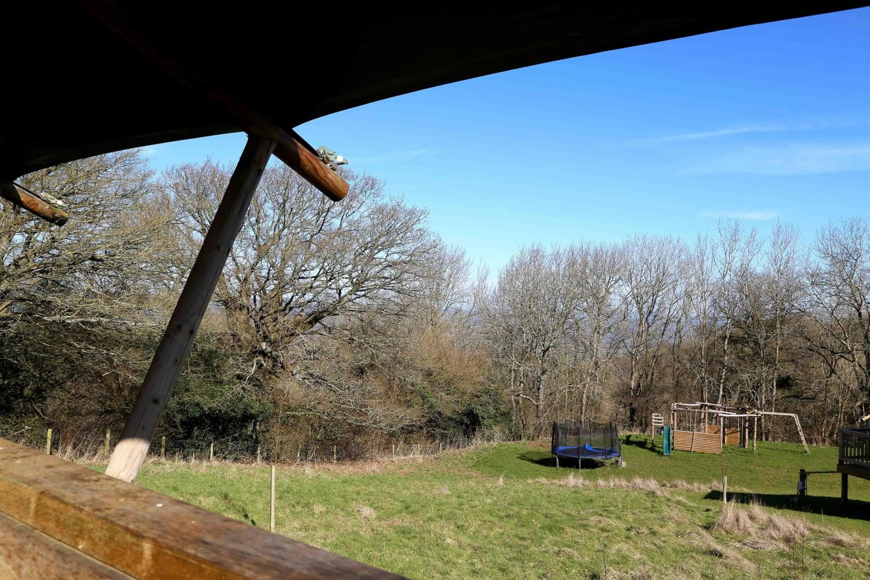Children play ground in Llan-Y-Coed Farm Stay