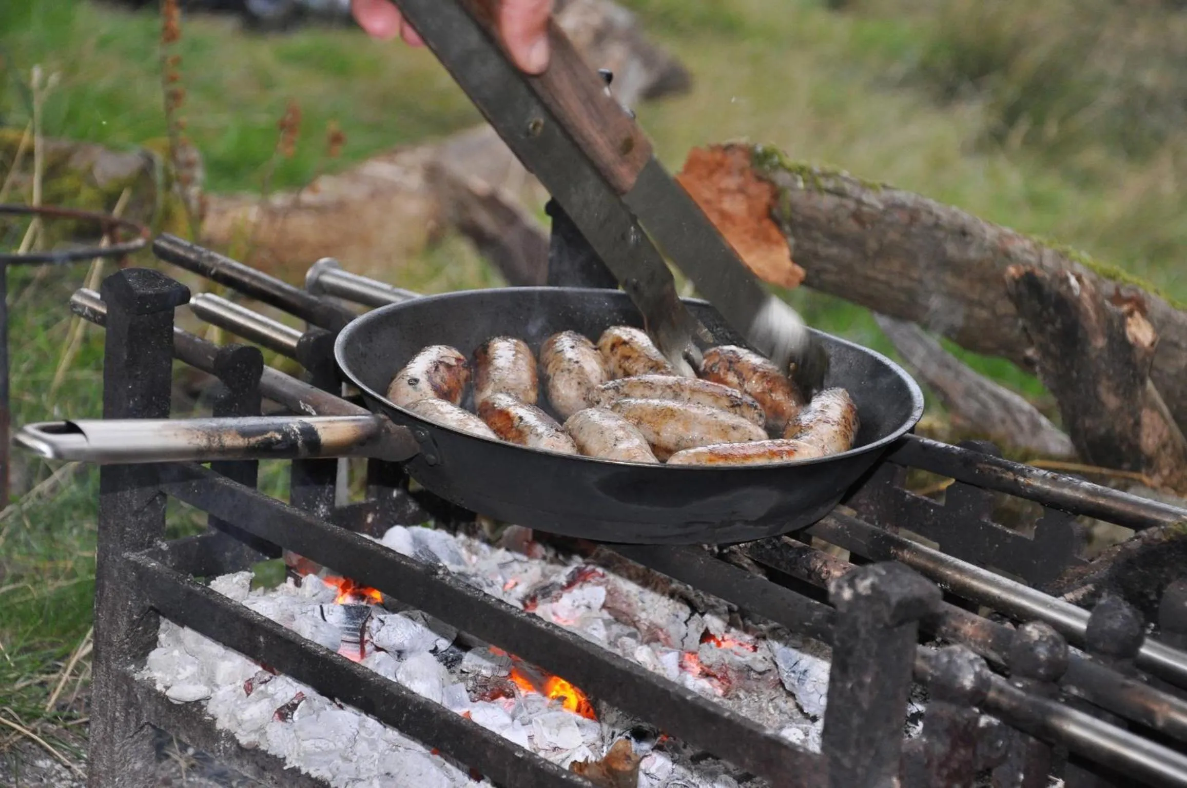 BBQ facilities in Llan-Y-Coed Farm Stay