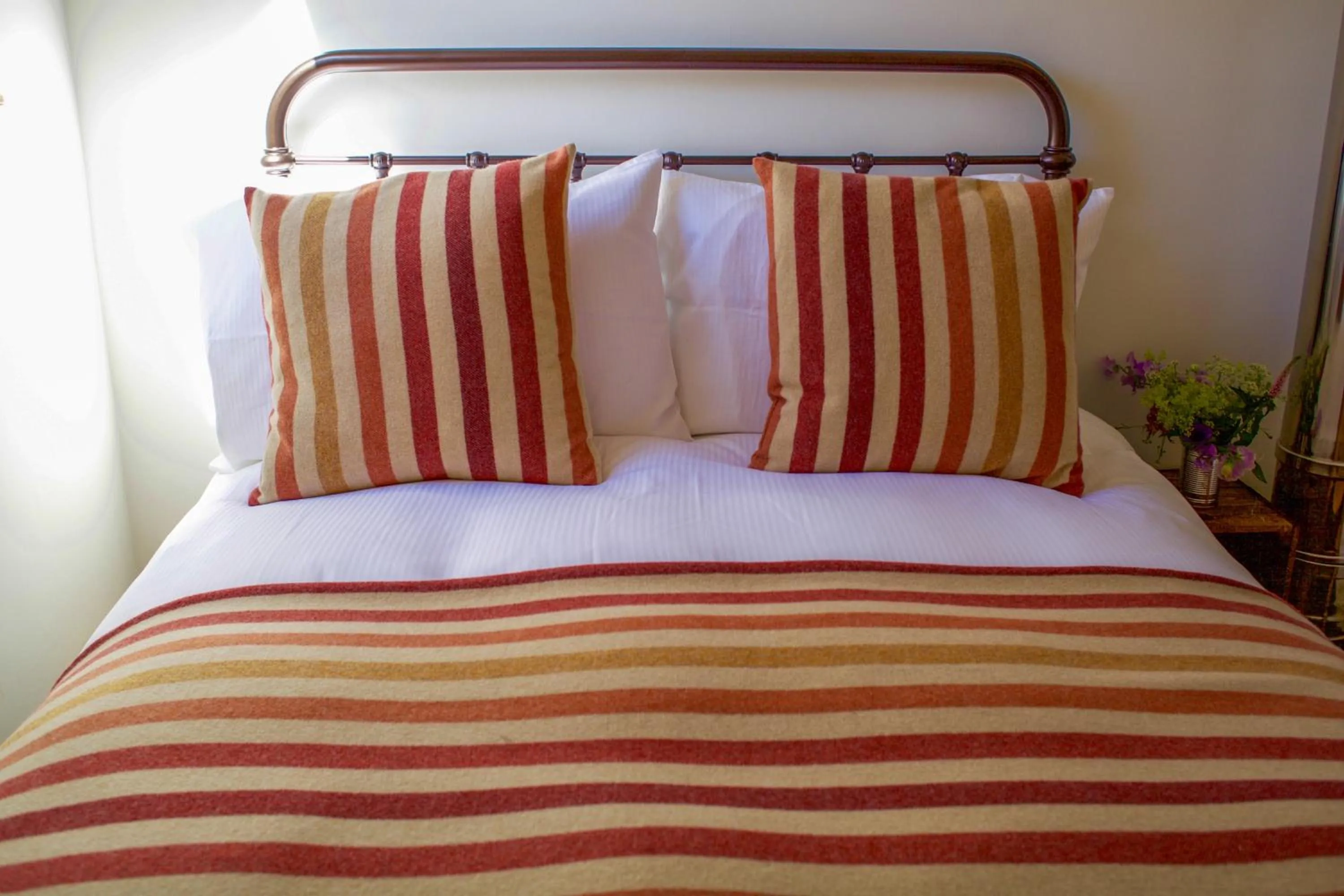 Bed in Llan-Y-Coed Farm Stay