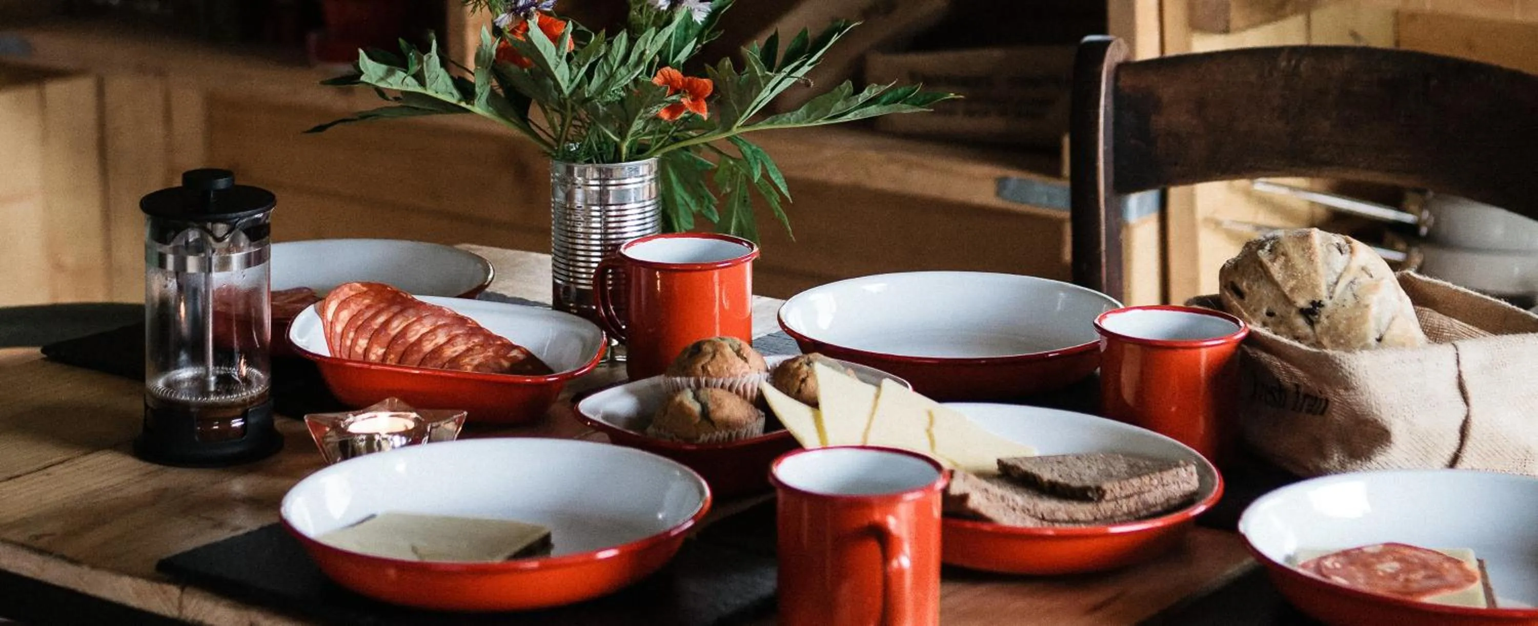 Food close-up in Llan-Y-Coed Farm Stay