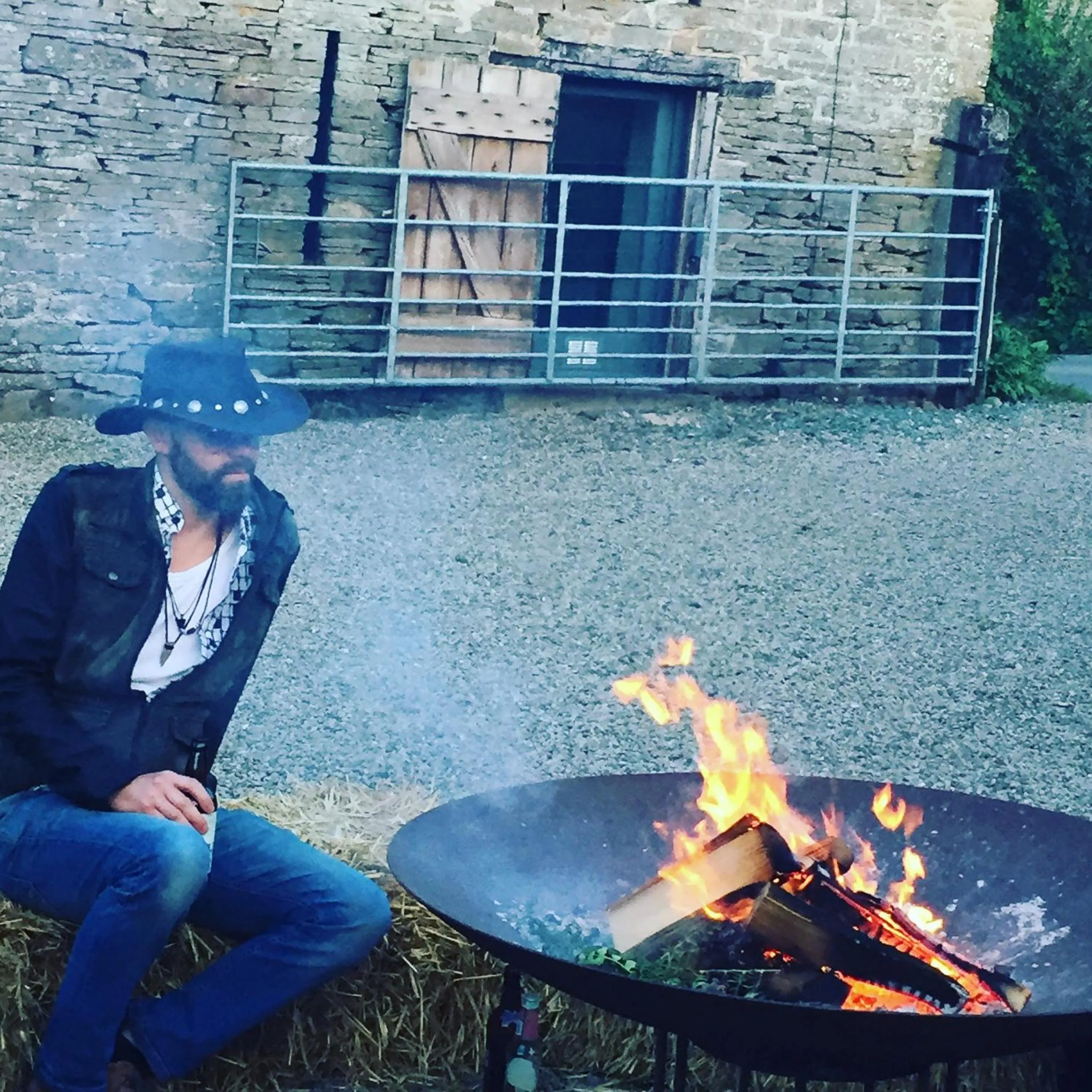 BBQ facilities in Llan-Y-Coed Farm Stay