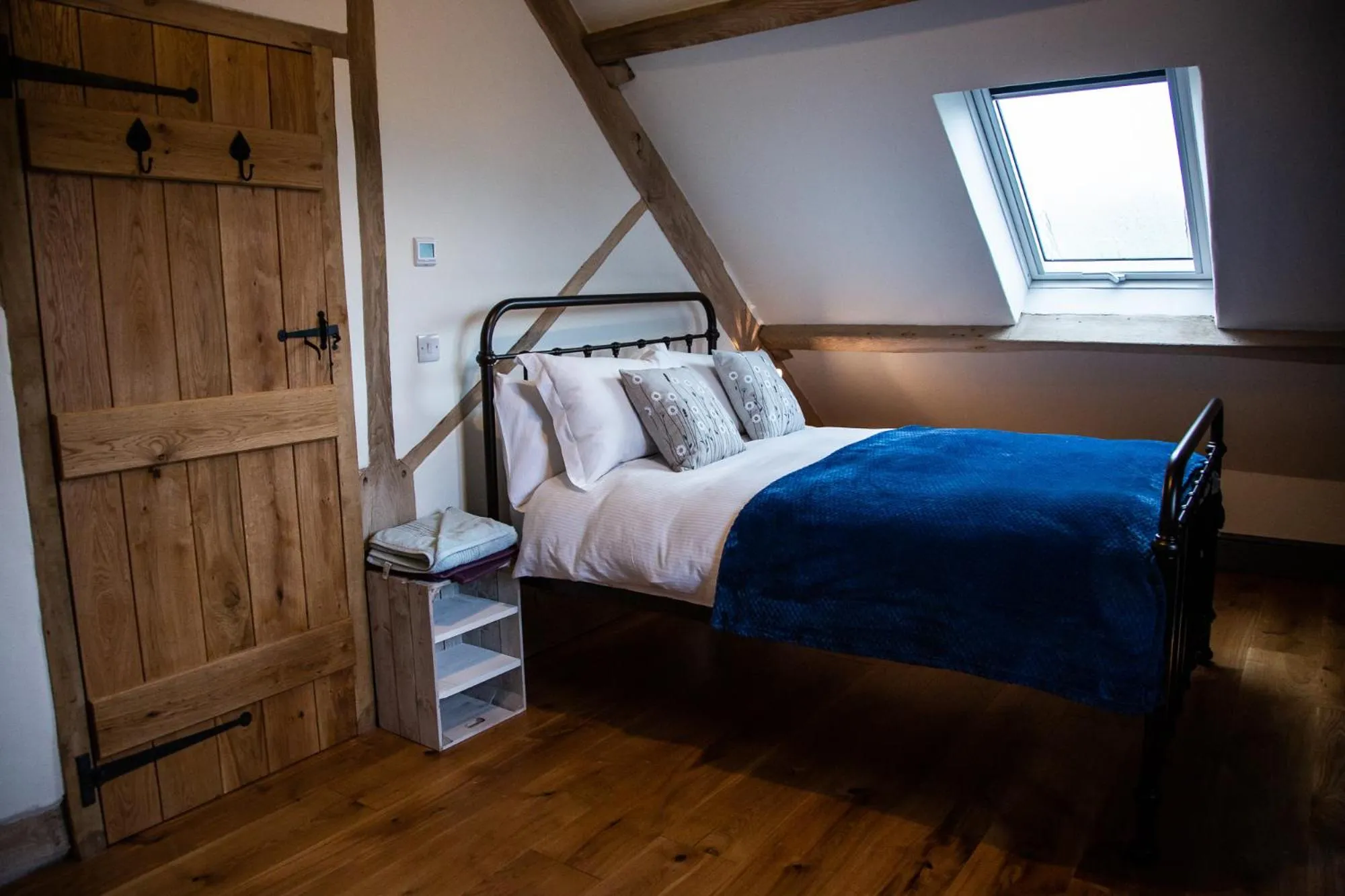 Bed in Llan-Y-Coed Farm Stay