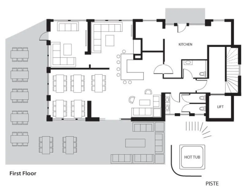 Floor plan in Altitude Lodge