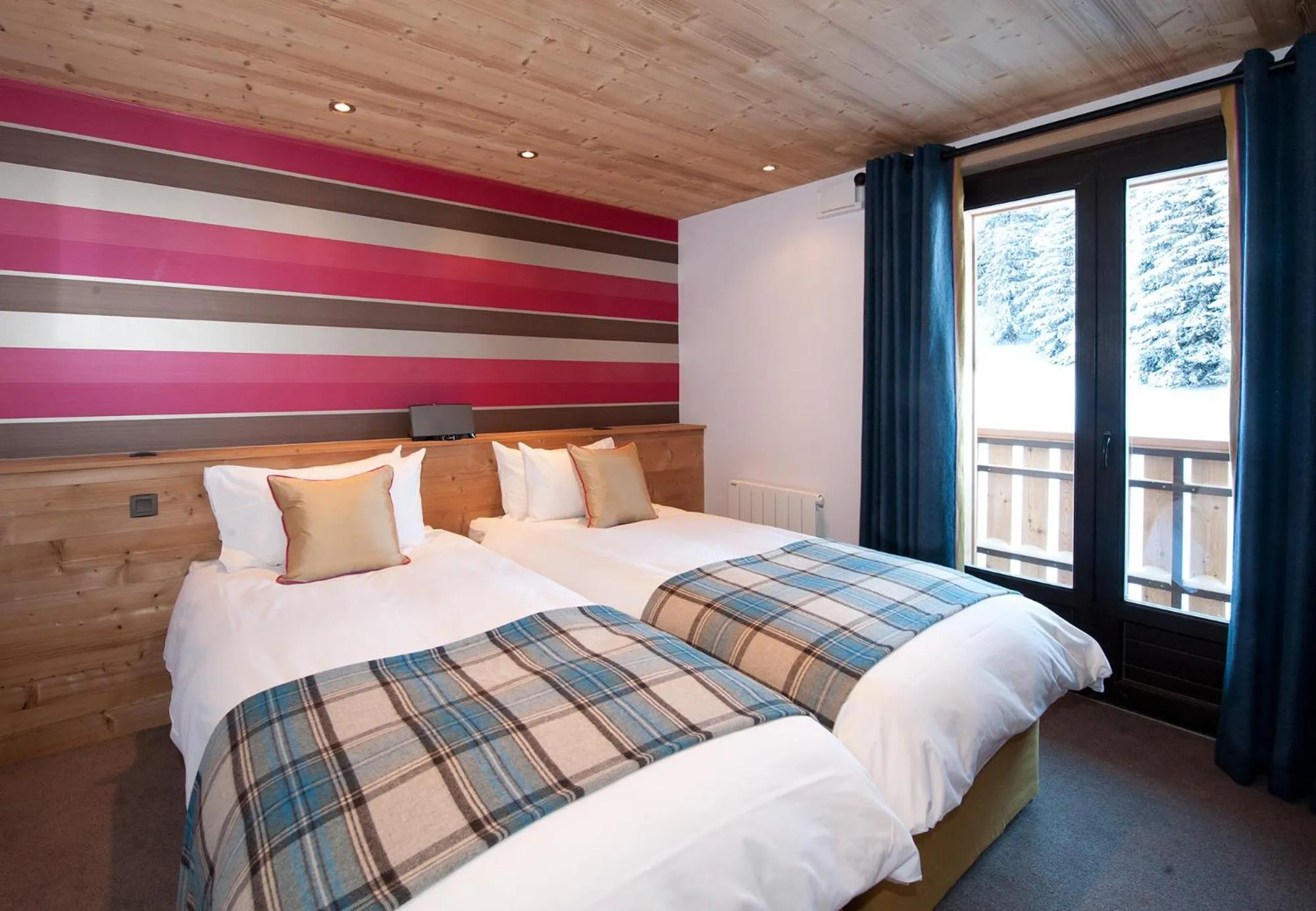 Bed in Altitude Lodge