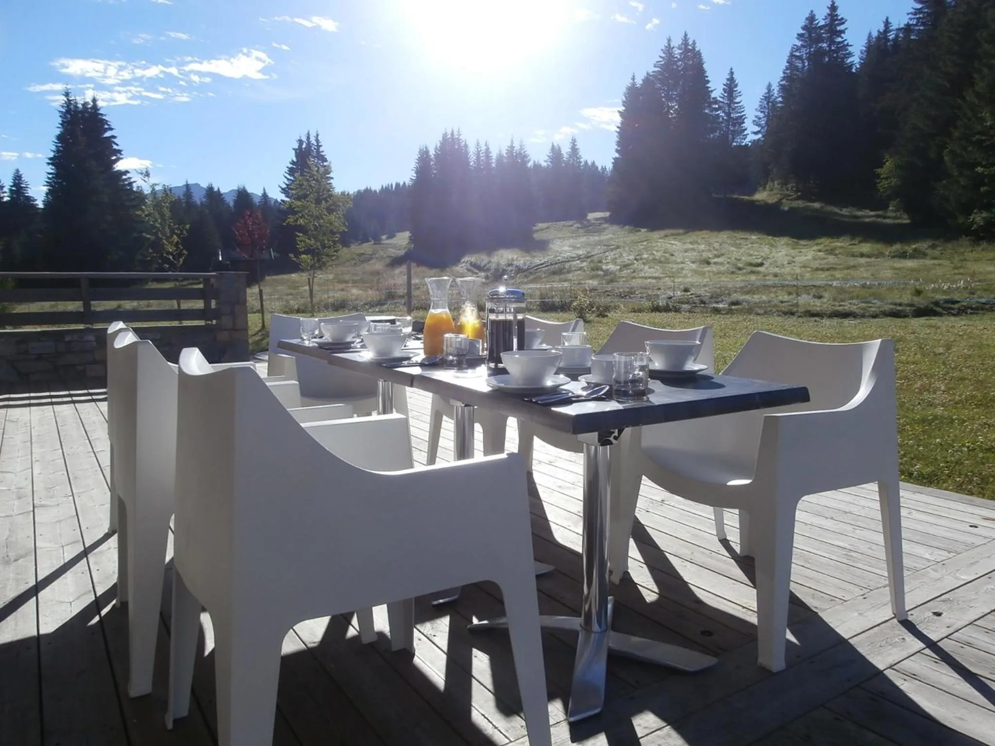 Patio in Altitude Lodge