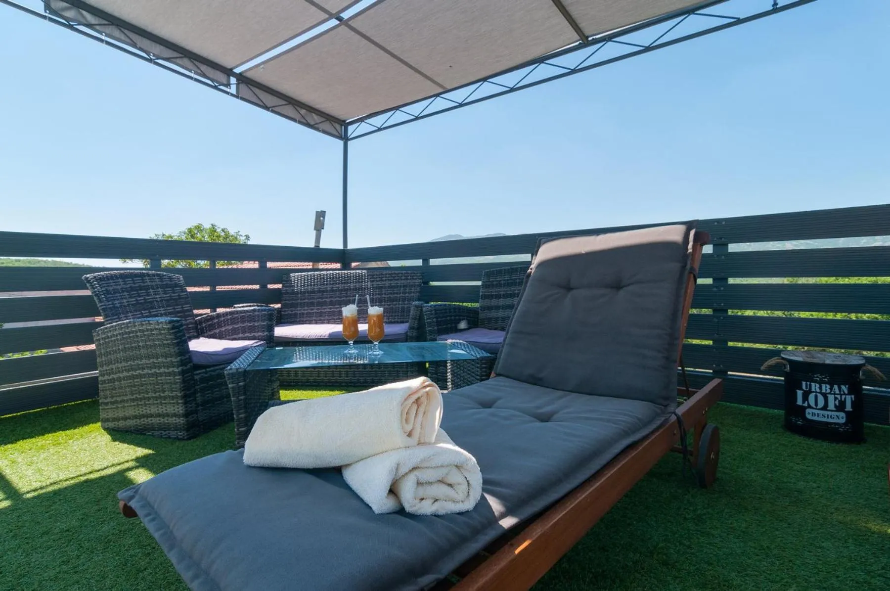 sunbed in Holiday Home Mateovi Dvori