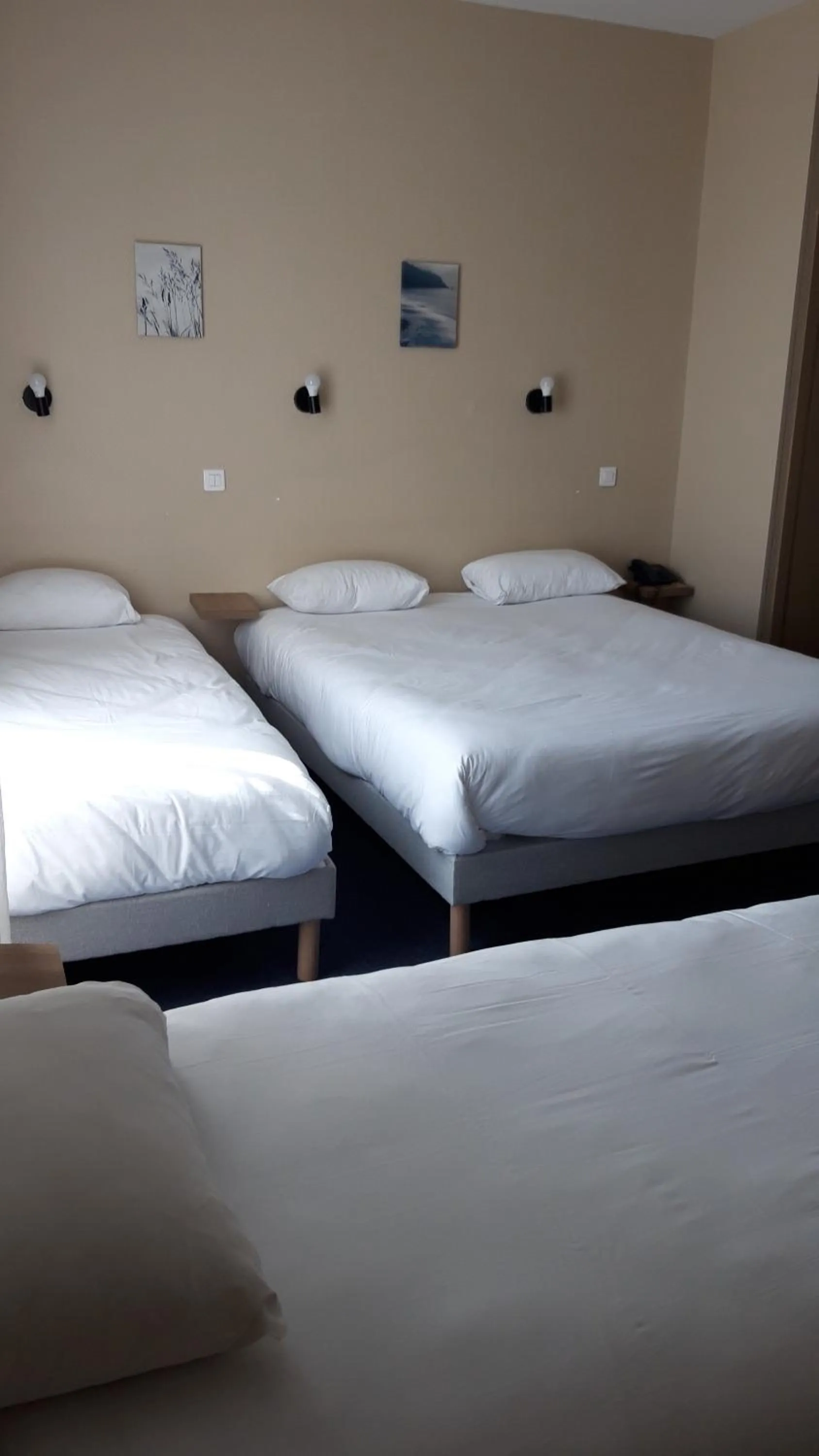 Photo of the whole room, Bed in Logis hotel Noemys Gradignan