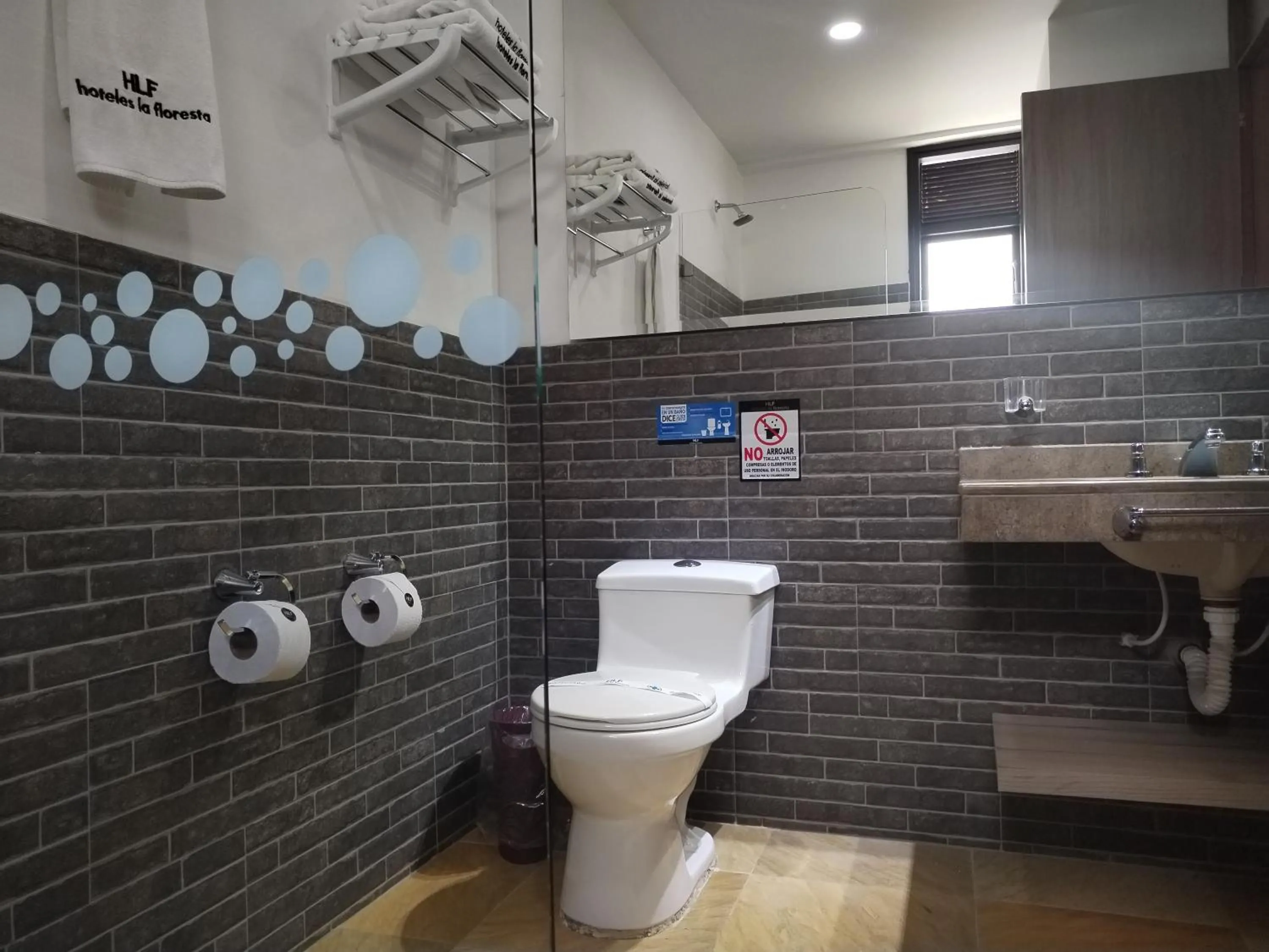 Toilet in Hotel Capitan Ricaurte