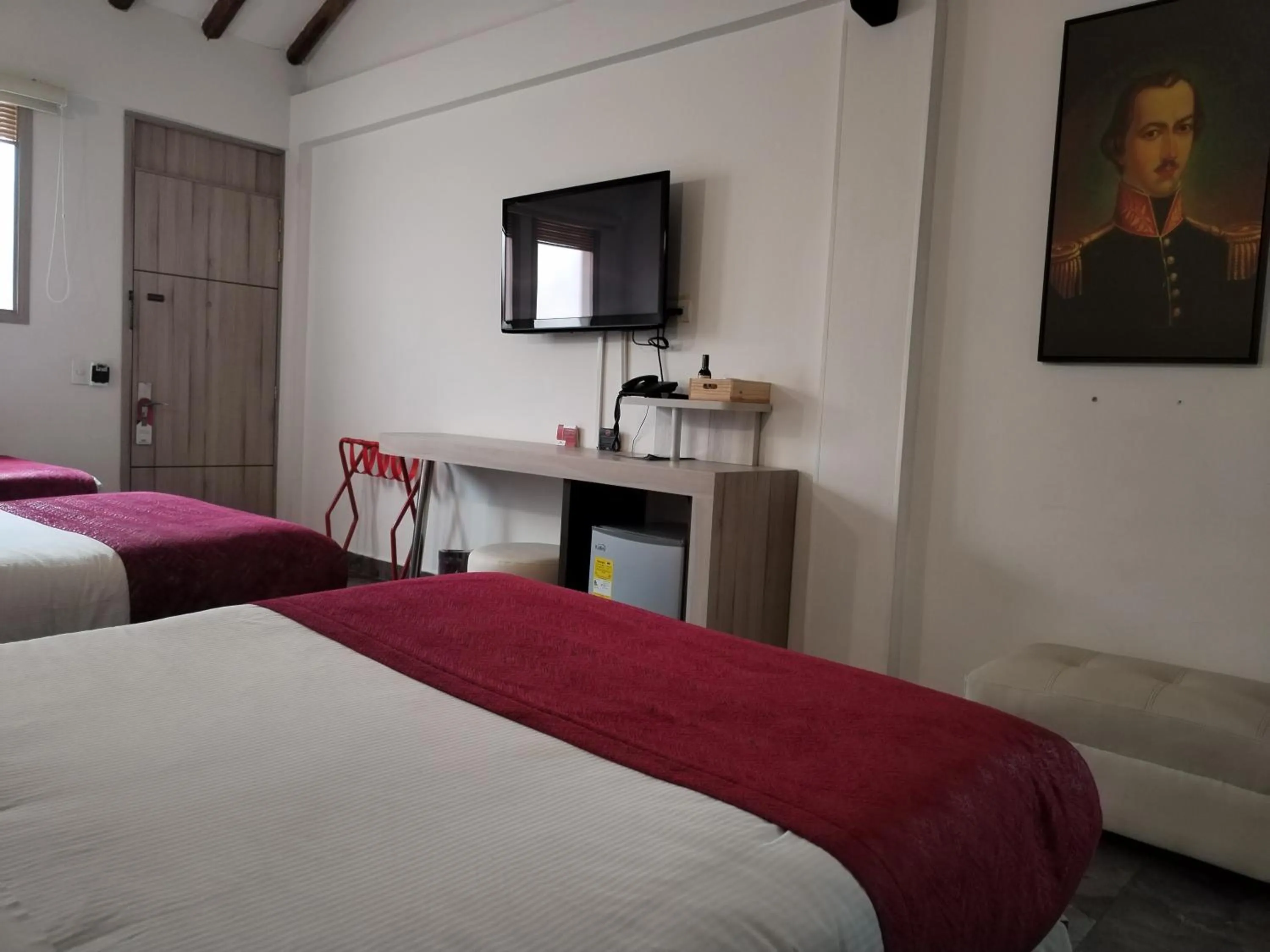 Decorative detail, Bed in Hotel Capitan Ricaurte