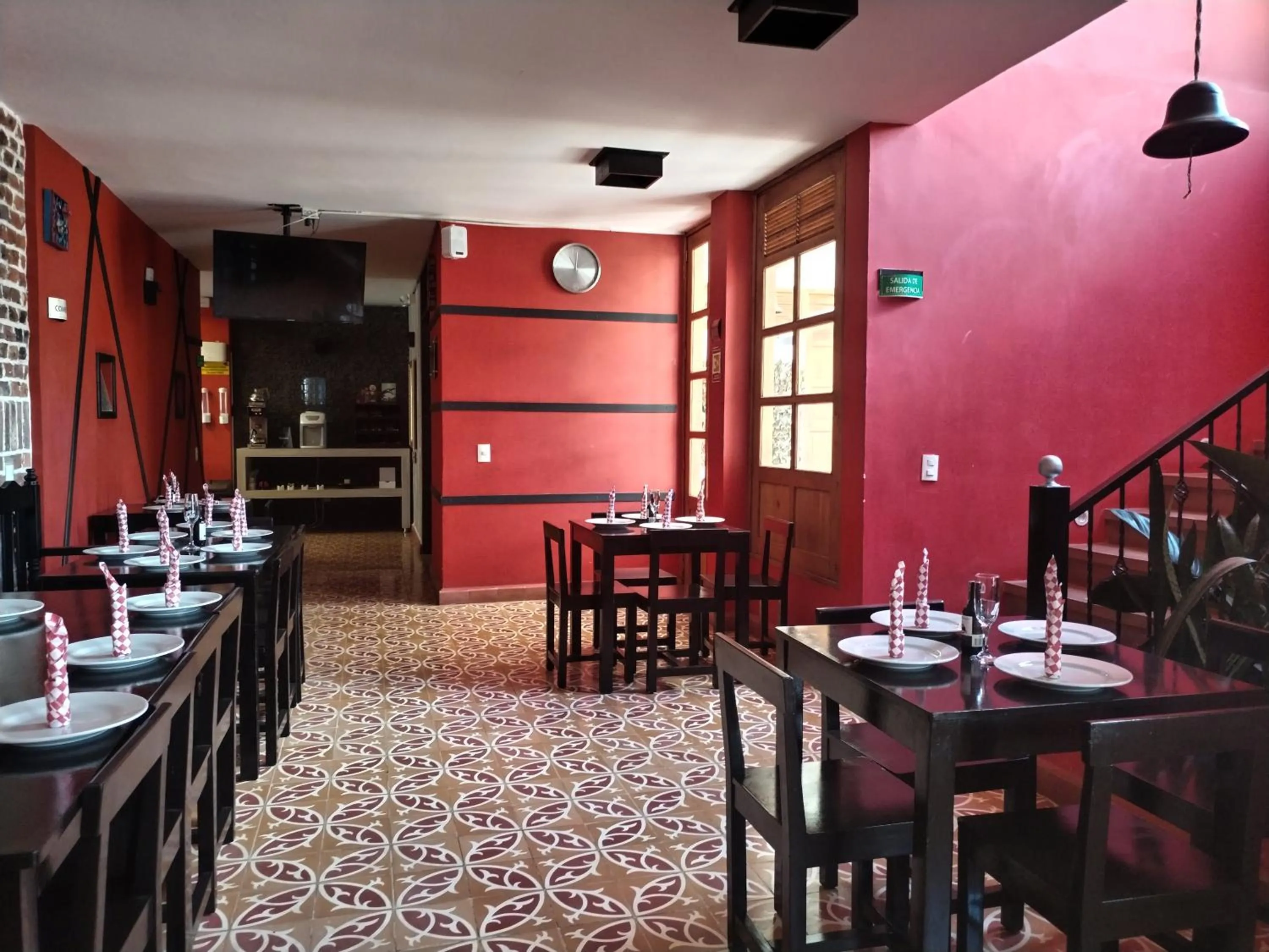 Dining area in Hotel Capitan Ricaurte