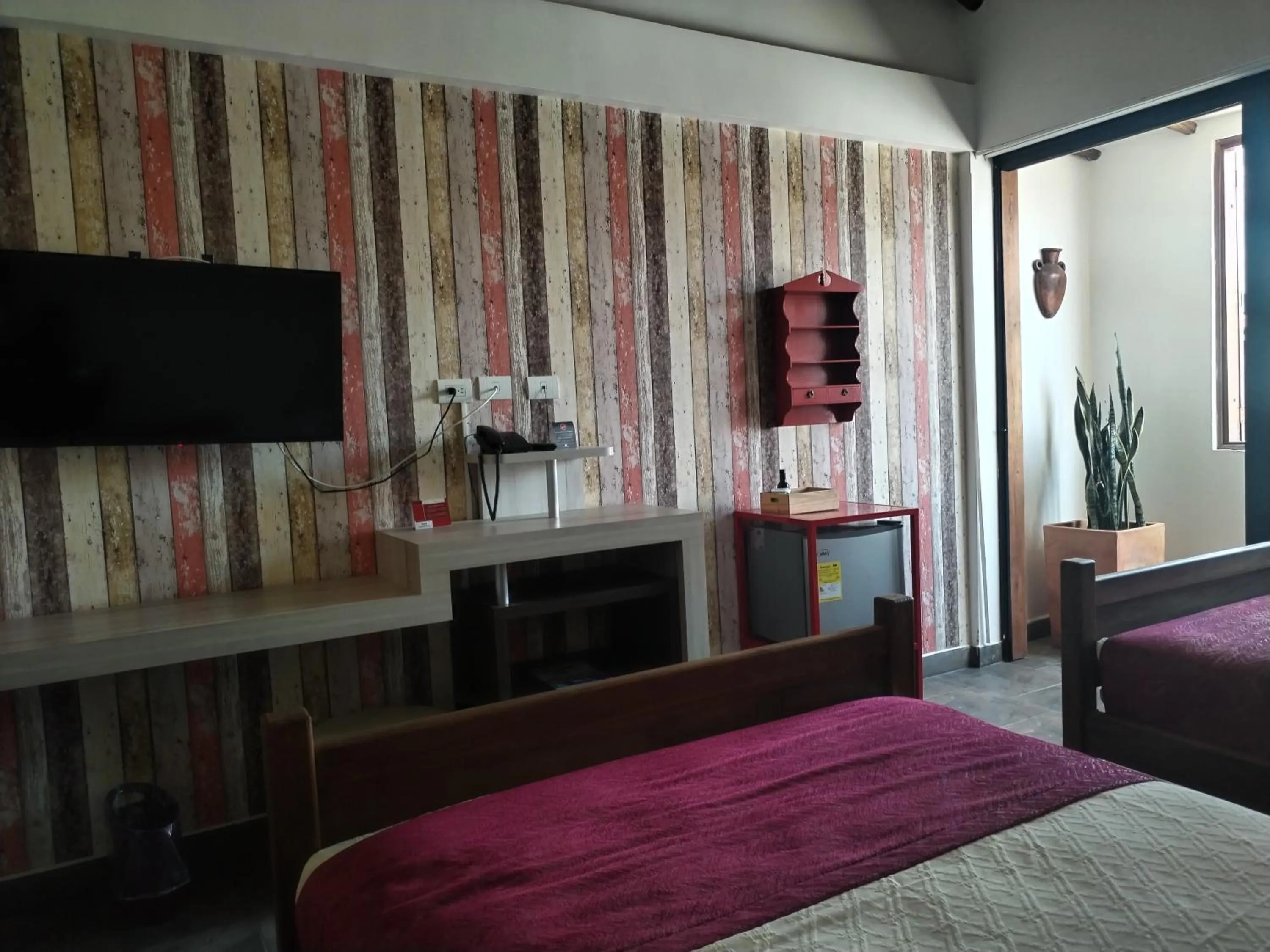 Bed in Hotel Capitan Ricaurte