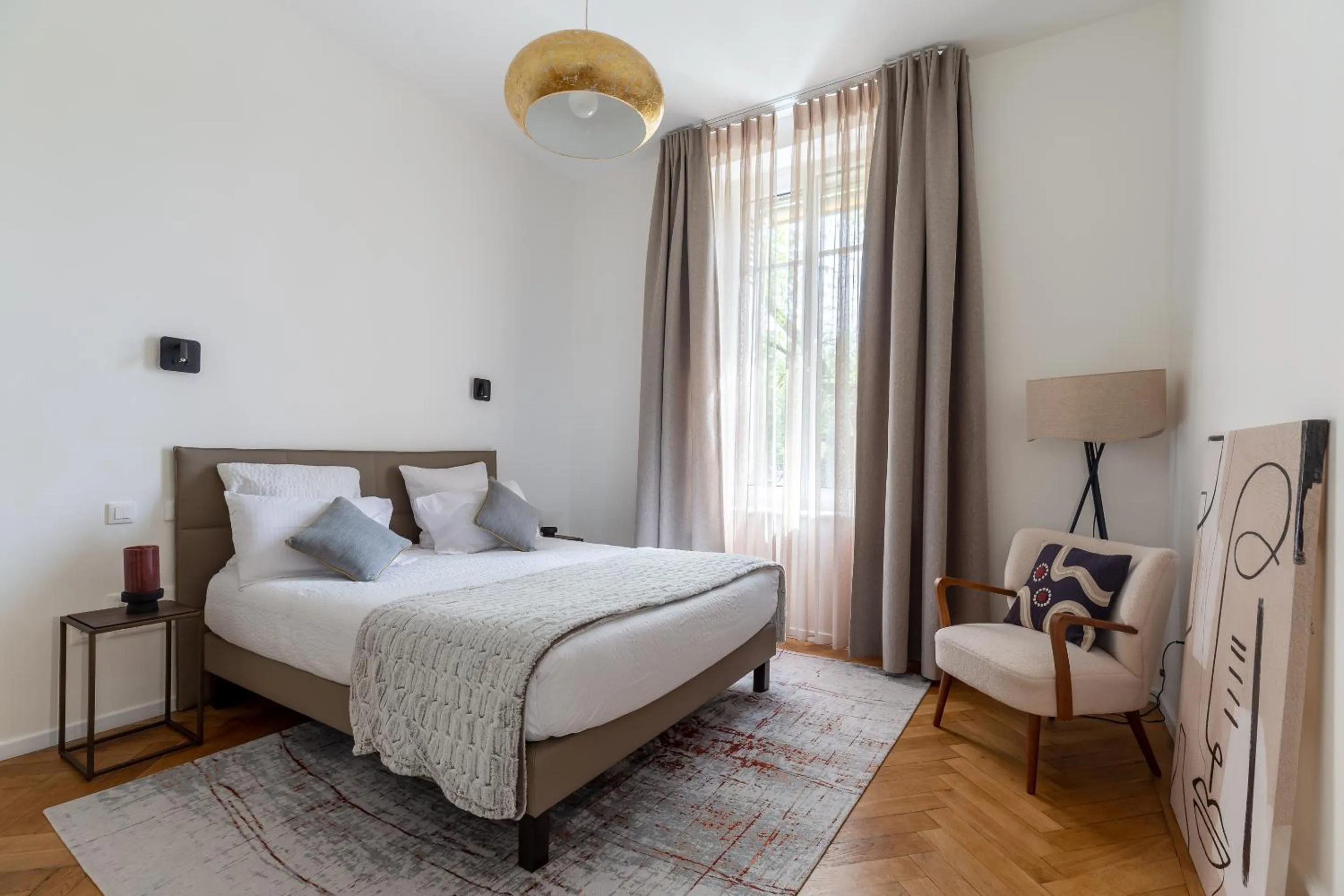 Bedroom, Bed in Appartement Luxueux Centre Ville