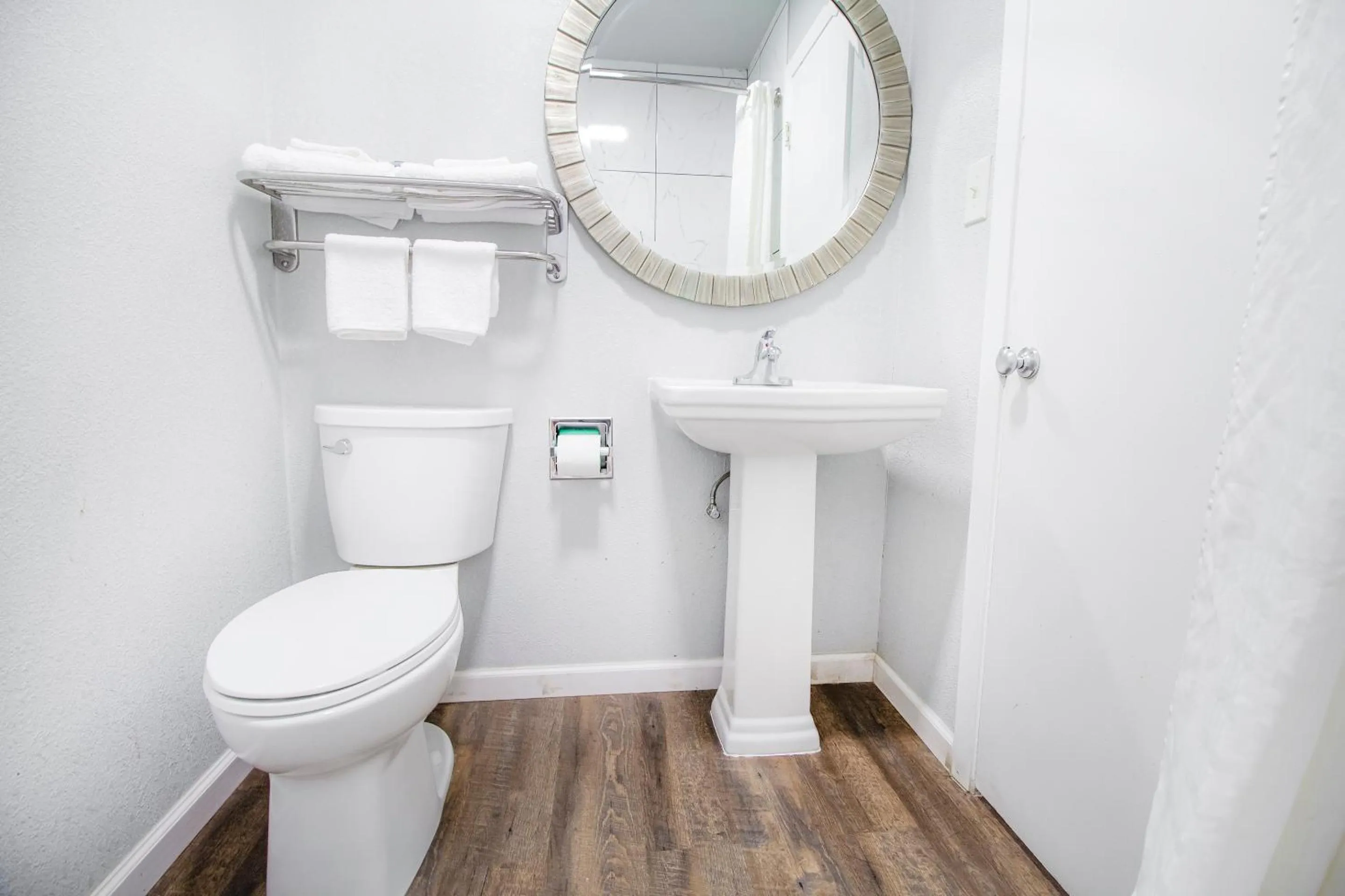 Bathroom in OYO Hotel McAlester OK S Main St