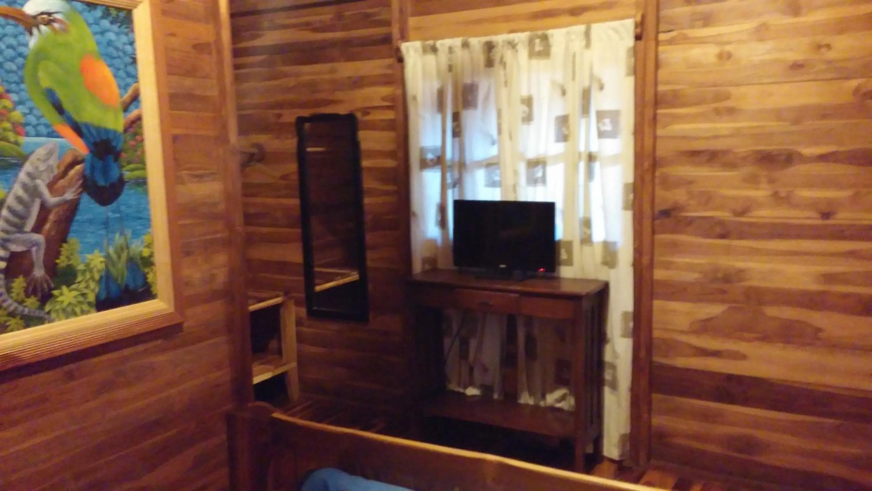 Bed in Hotel Cabañas La Teca