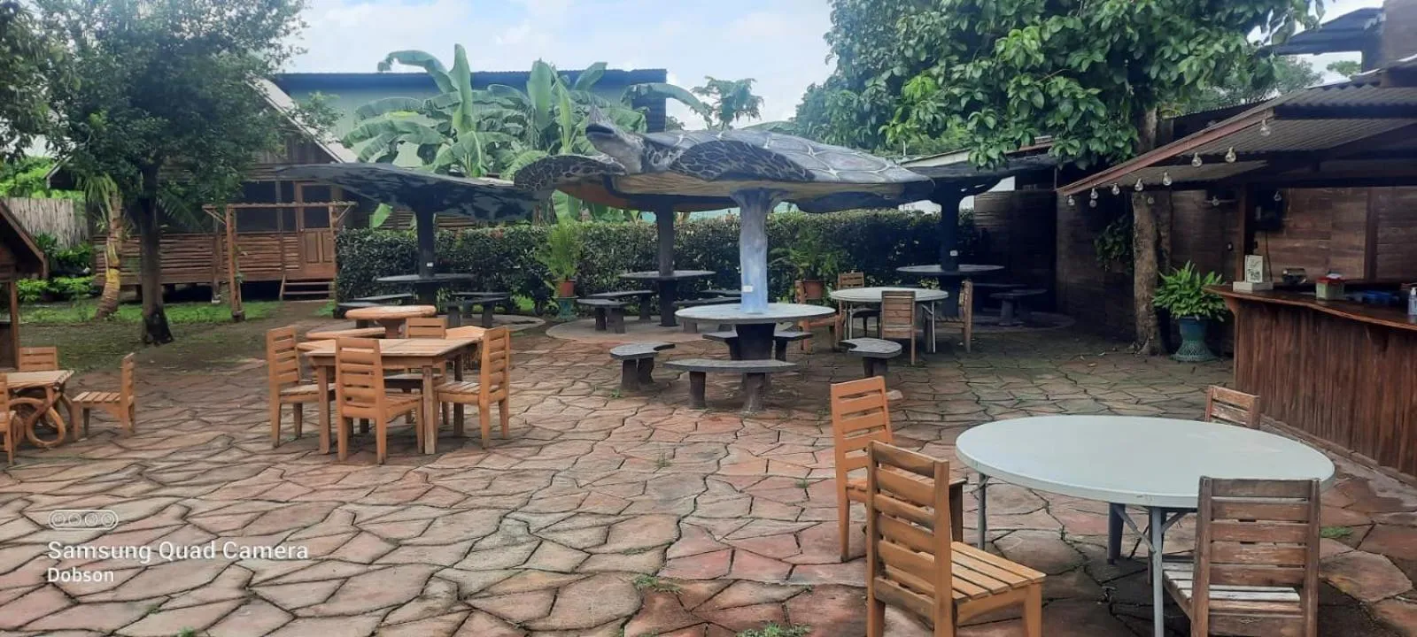 Property building in Hotel Cabañas La Teca