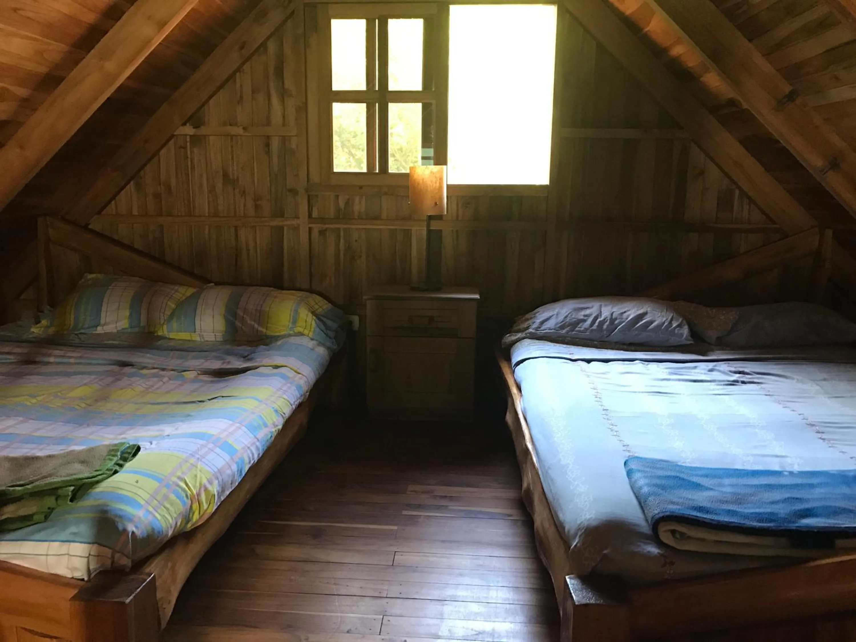 Bed in Hotel Cabañas La Teca