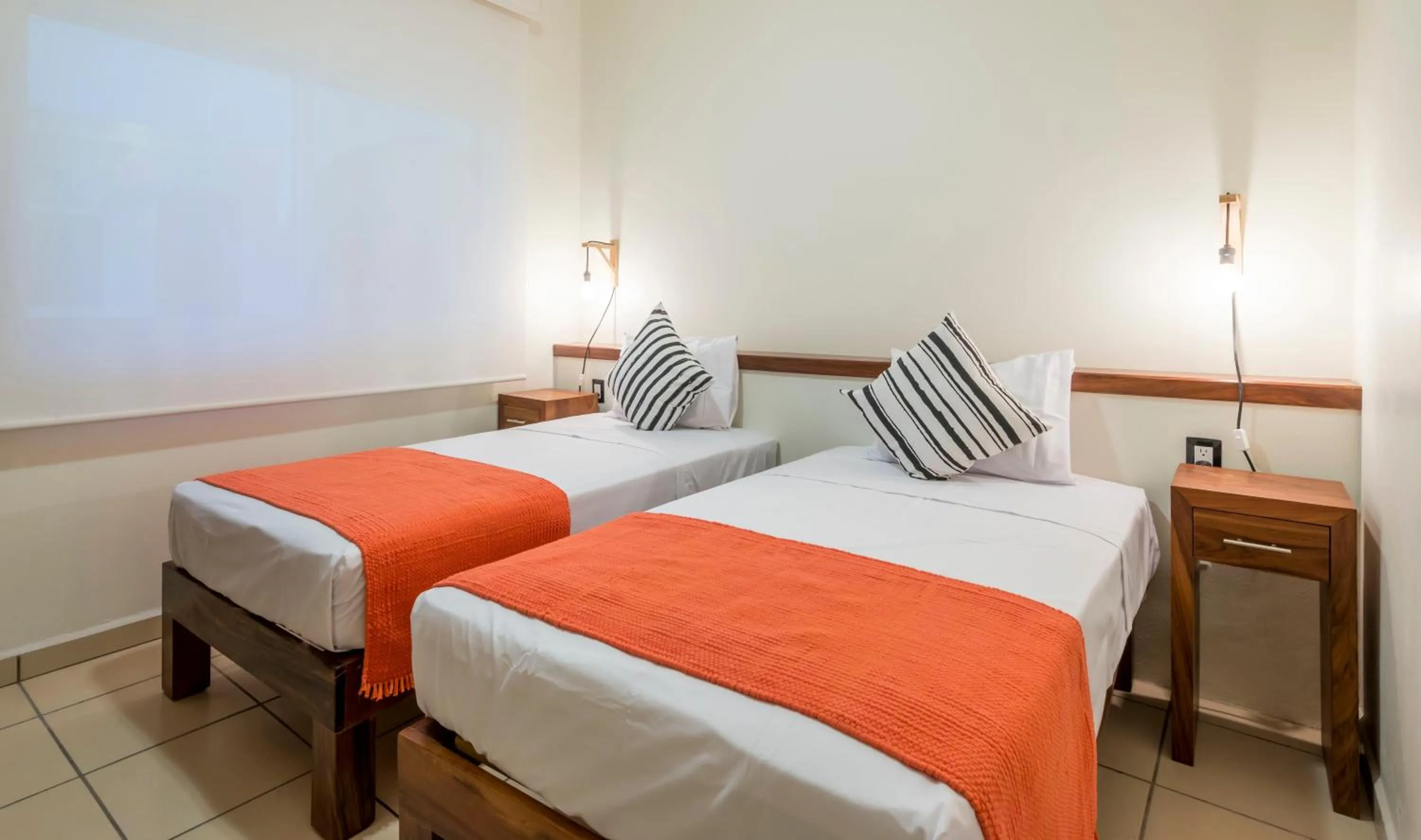 Bed in Punto Mita Eco Surf Suites & Café