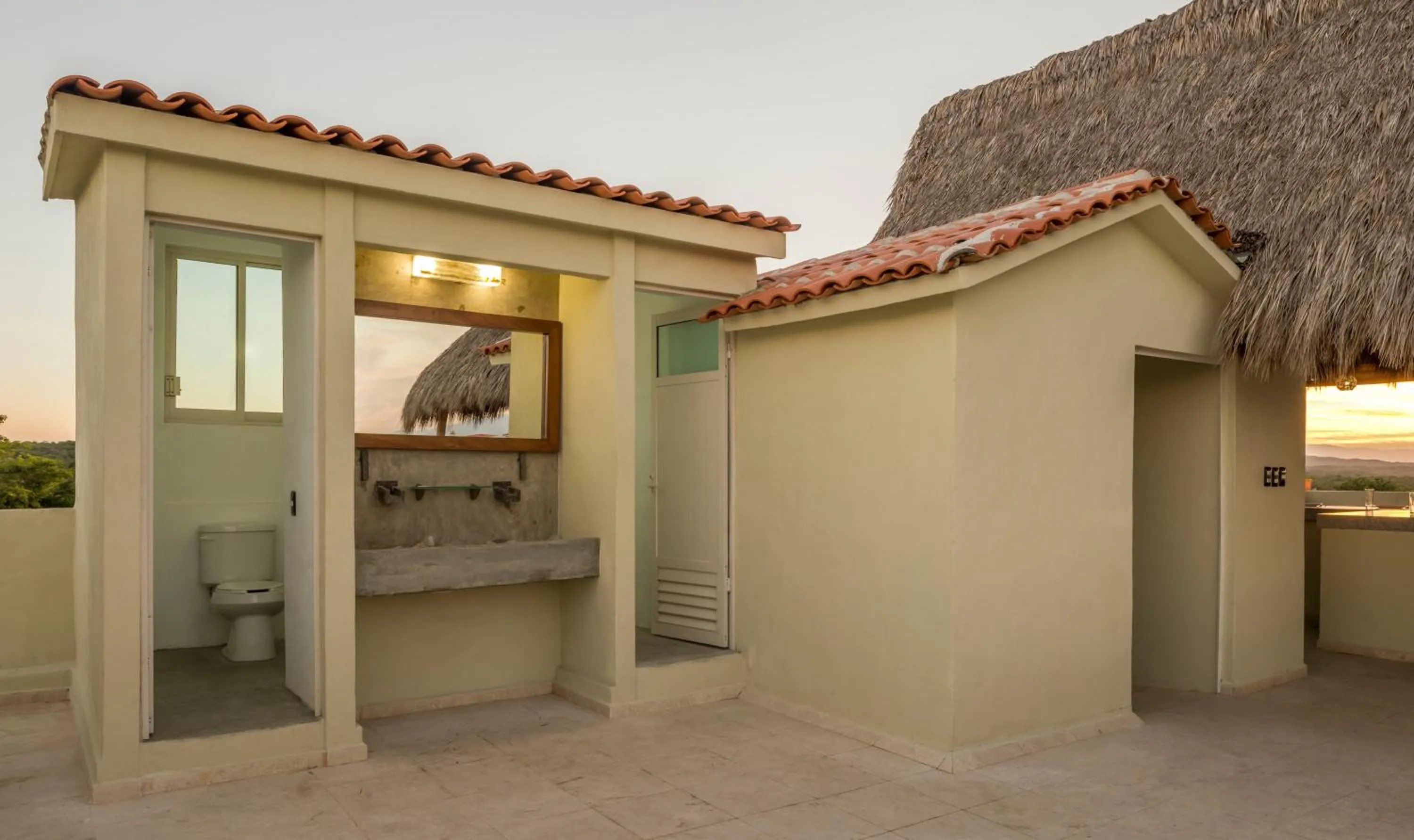 Bathroom in Punto Mita Eco Surf Suites & Café