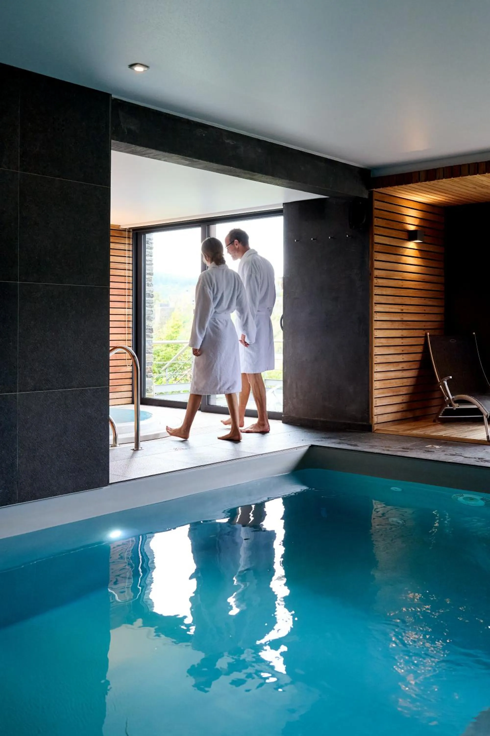 Hot Tub in Hôtel Panorama - Vue exceptionnelle sur la Semois