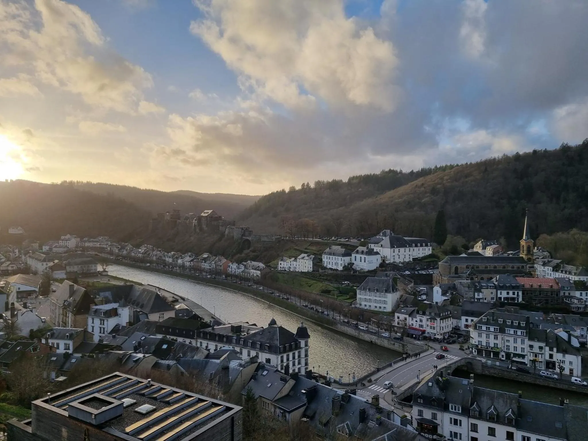 City view in Hôtel Panorama - Vue exceptionnelle sur la Semois