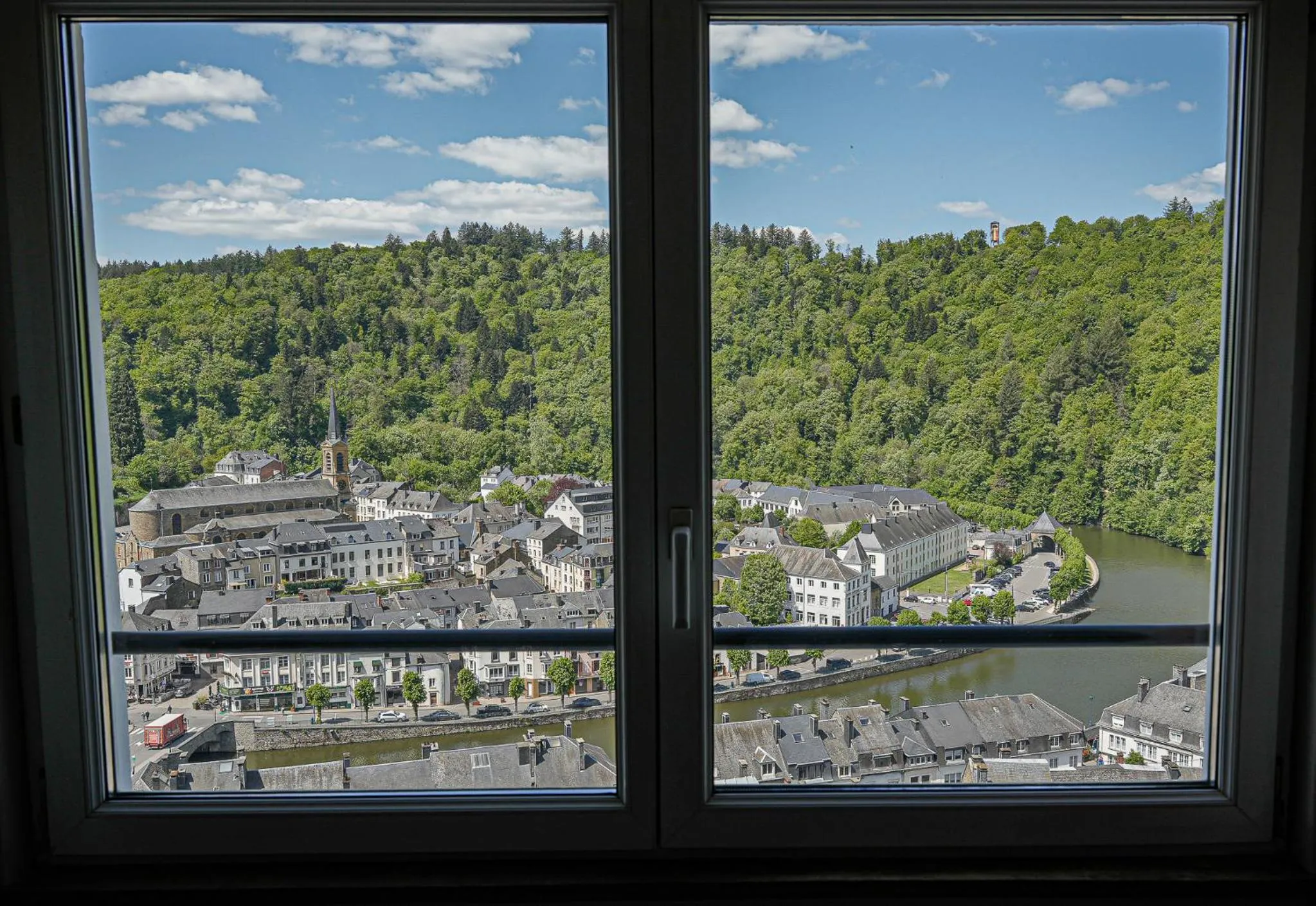 View (from property/room) in Hôtel Panorama - Vue exceptionnelle sur la Semois