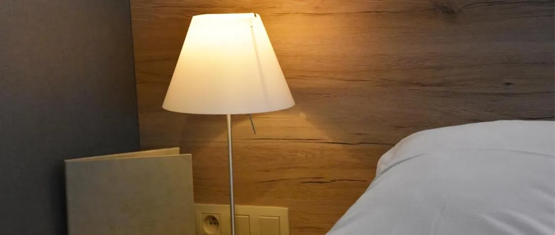 Bed in Hostellerie du Peiffeschof, The Originals Relais