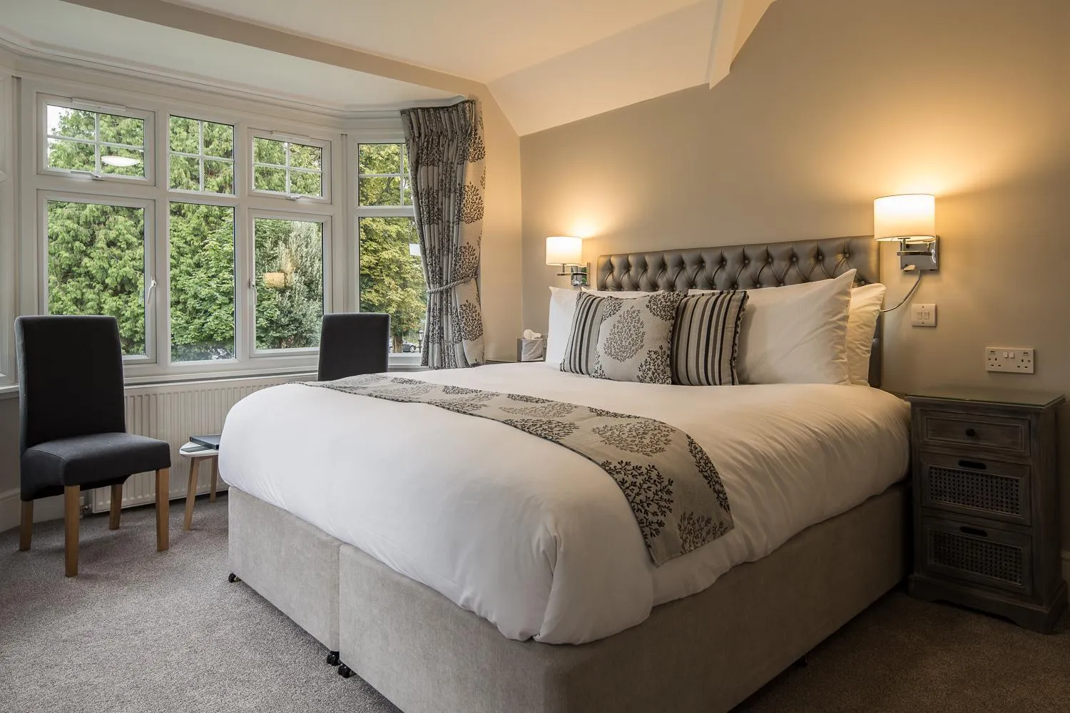 Bed in The Maple Manor Hotel