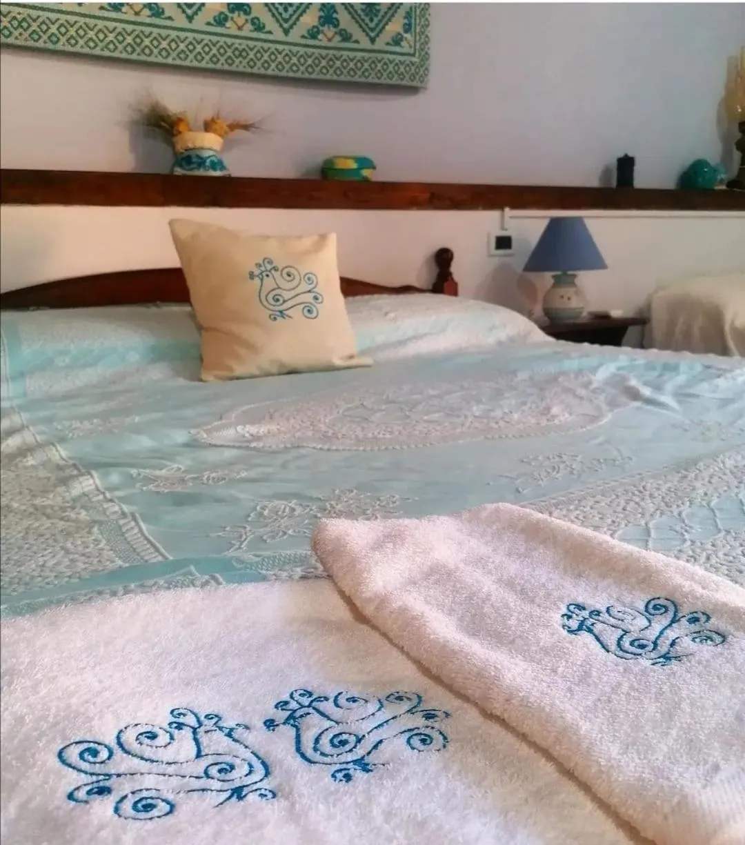 Bed in Casa Susanna Rural Sardinia