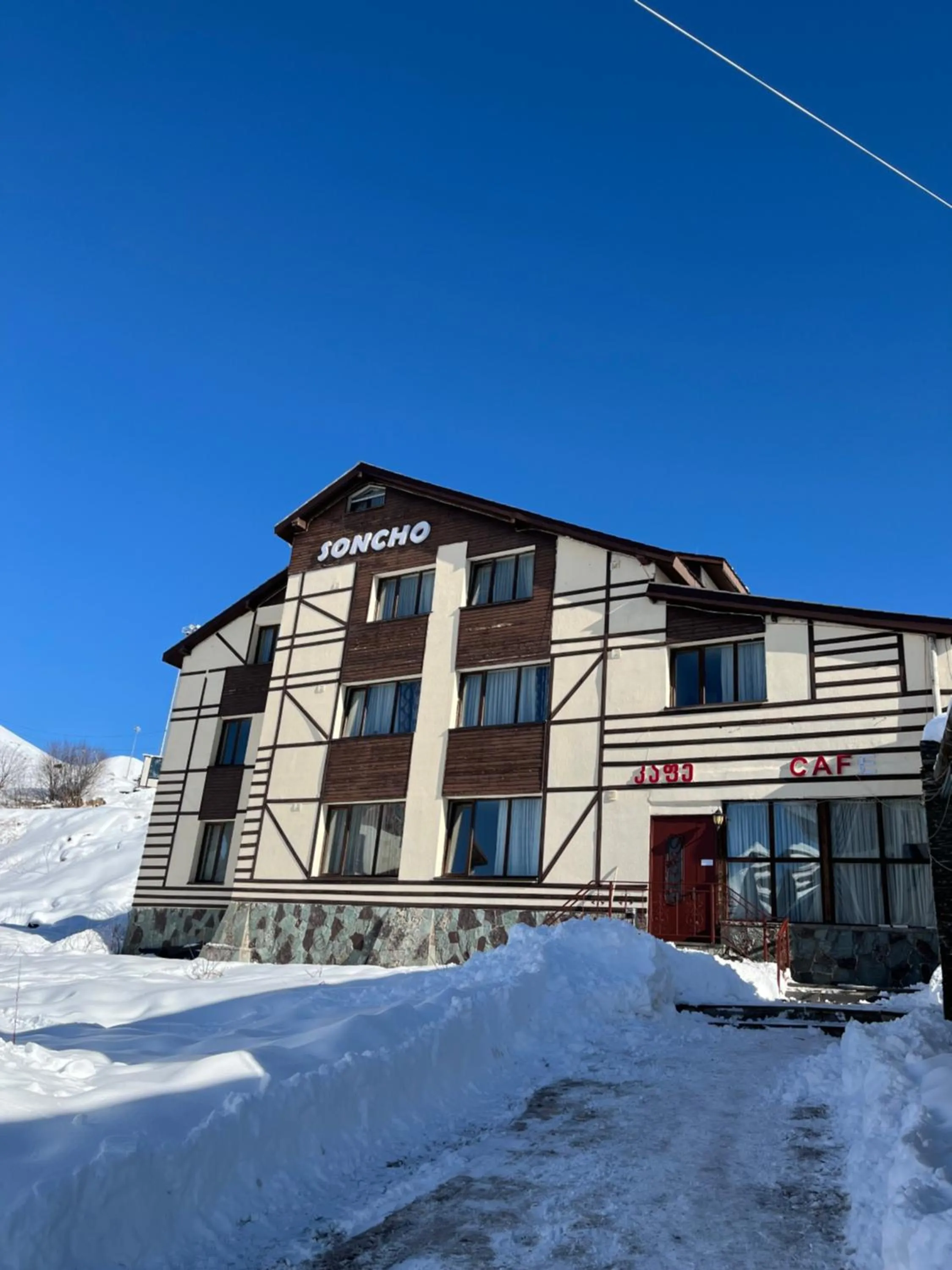 Property building in Soncho Gudauri
