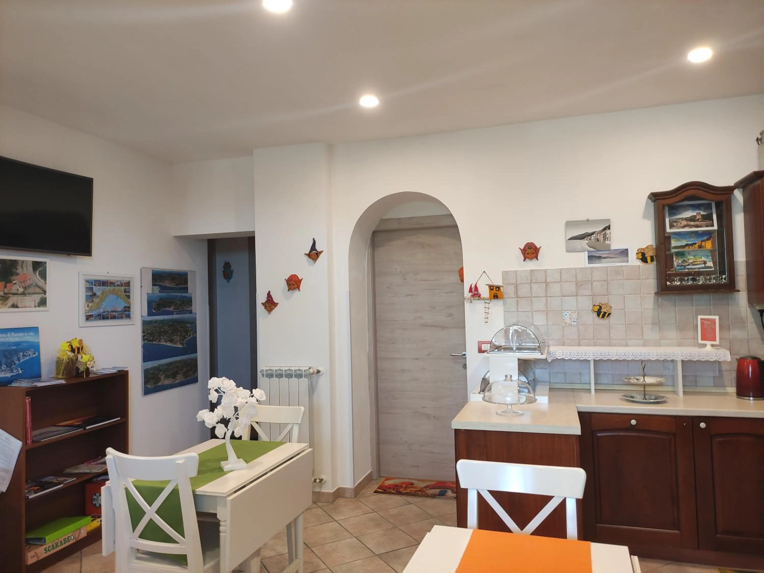 Kitchen or kitchenette in B&B Elfo degli Ulivi