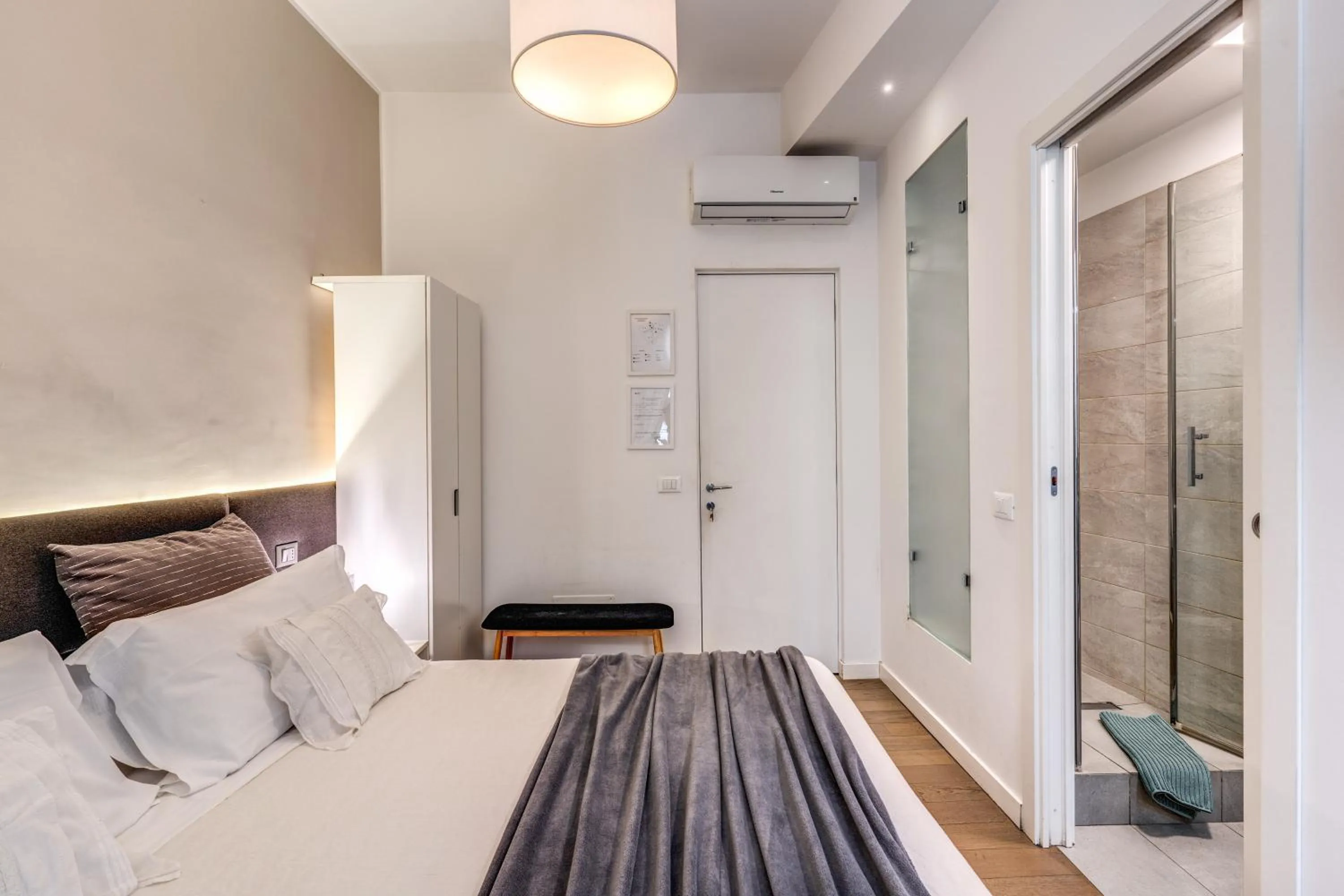 Bedroom, Bed in Approdo Ripetta