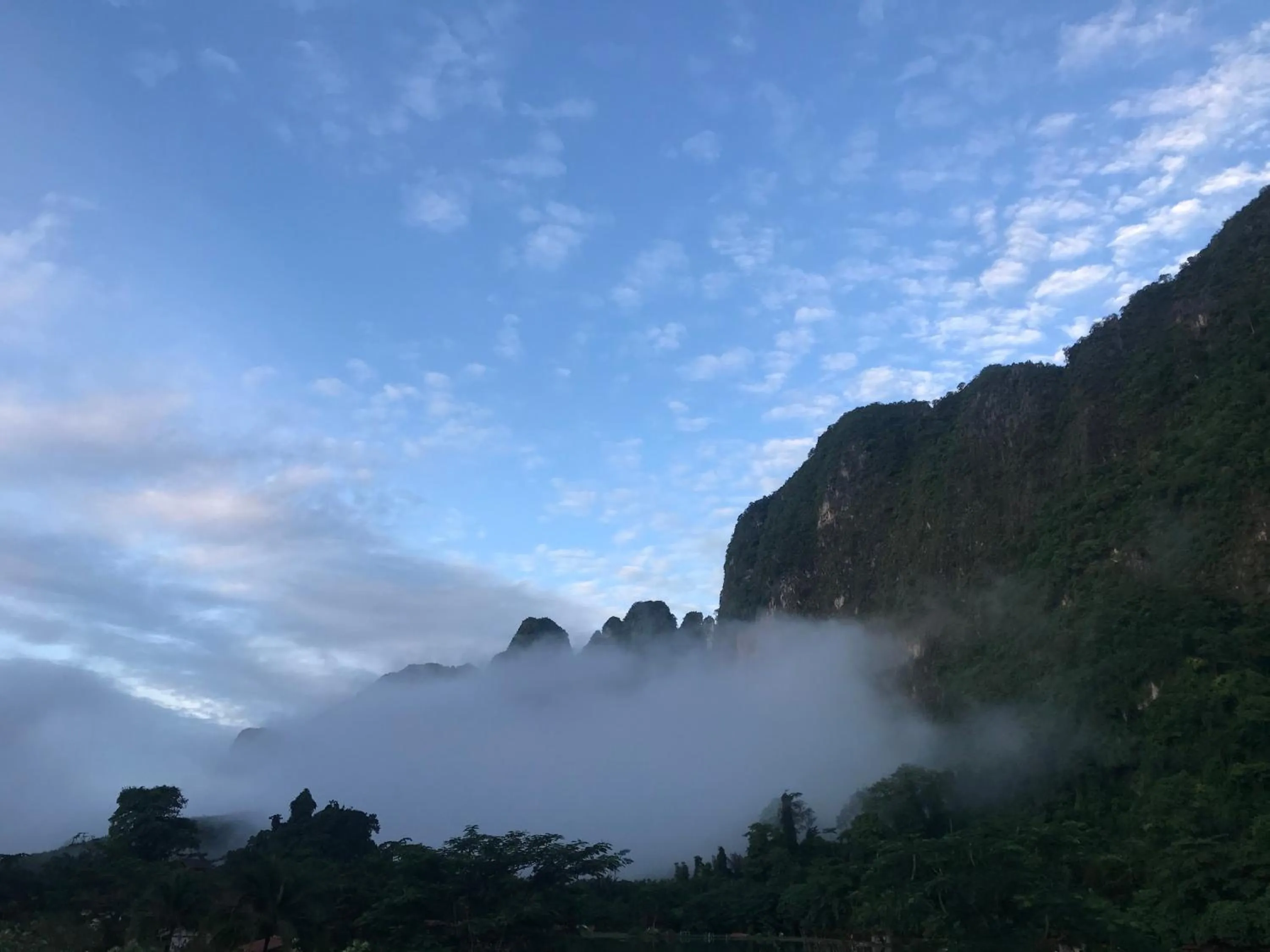 Mountain view in Exotic Fishing Thailand