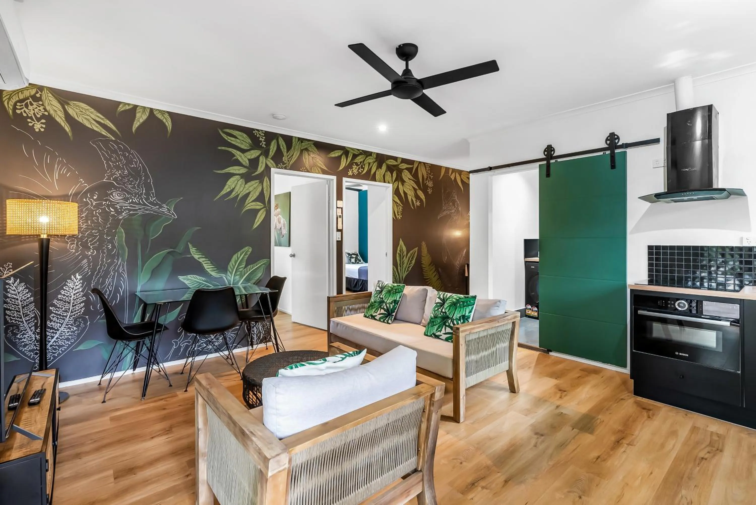 Living room, Bed in The Palms At Palm Cove