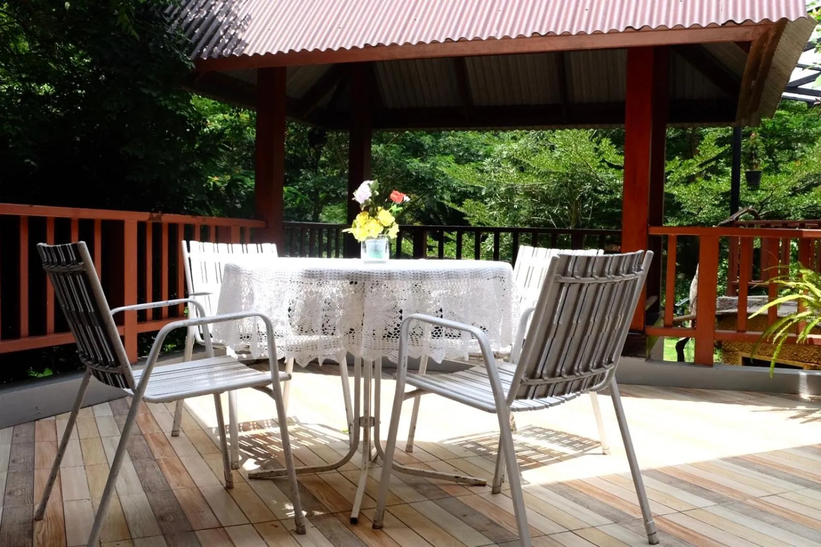 Balcony/Terrace in Moosiyard Hometel Khaoyai