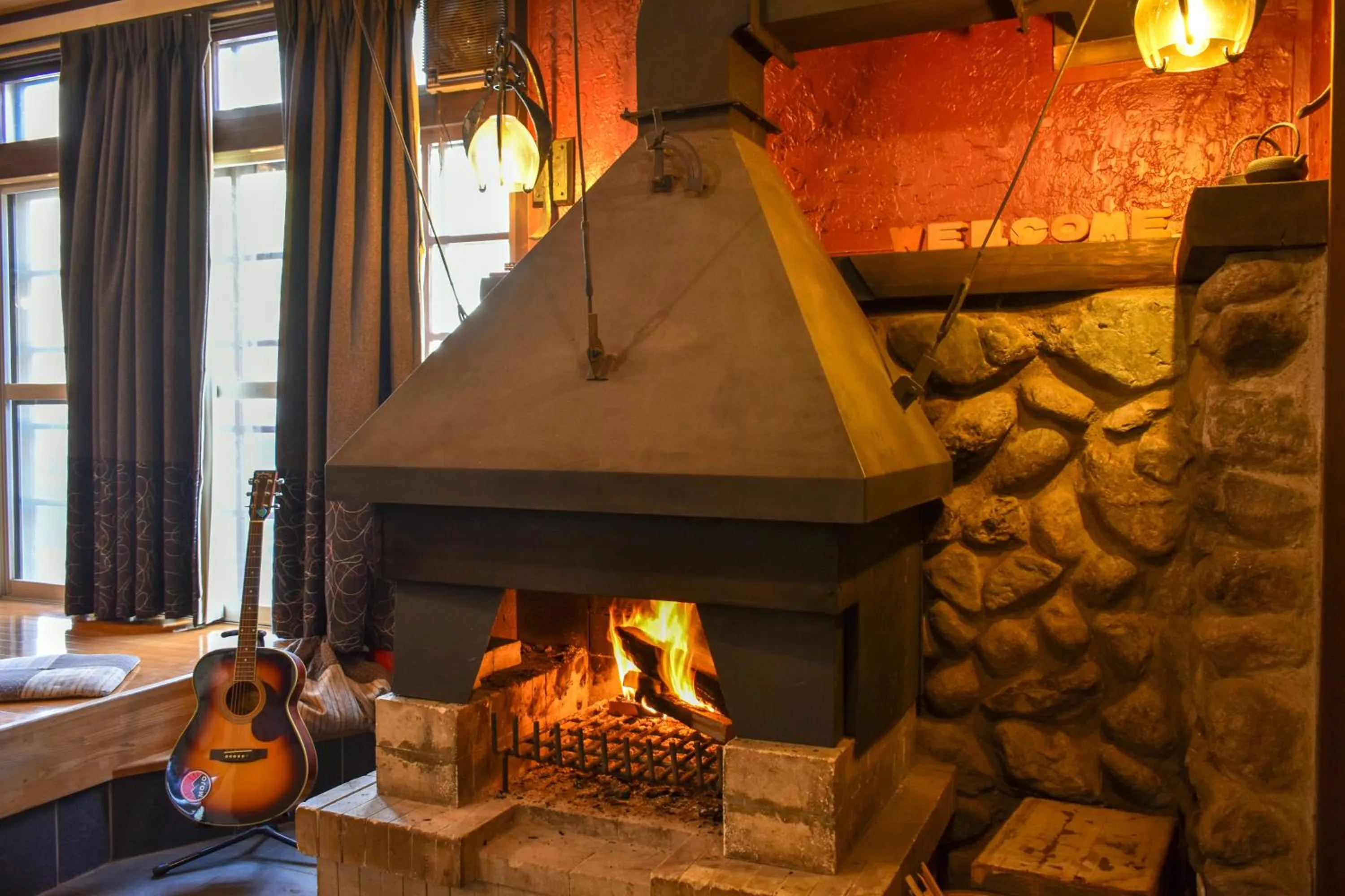 Living room in Mojo Lodge Hakuba